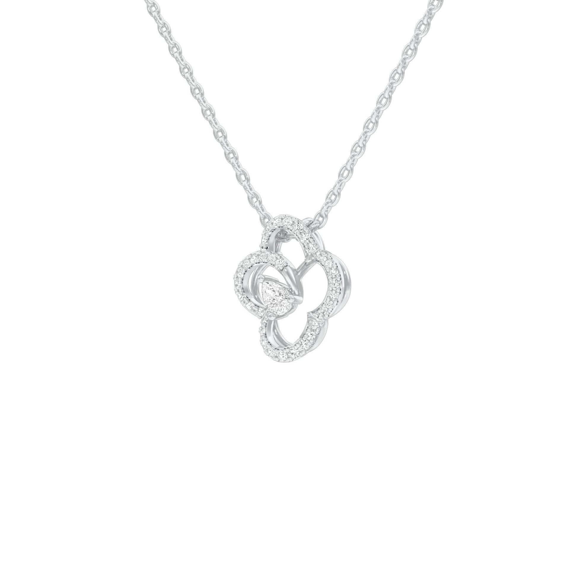 NJ-CNL0039 18 KT / White Gold