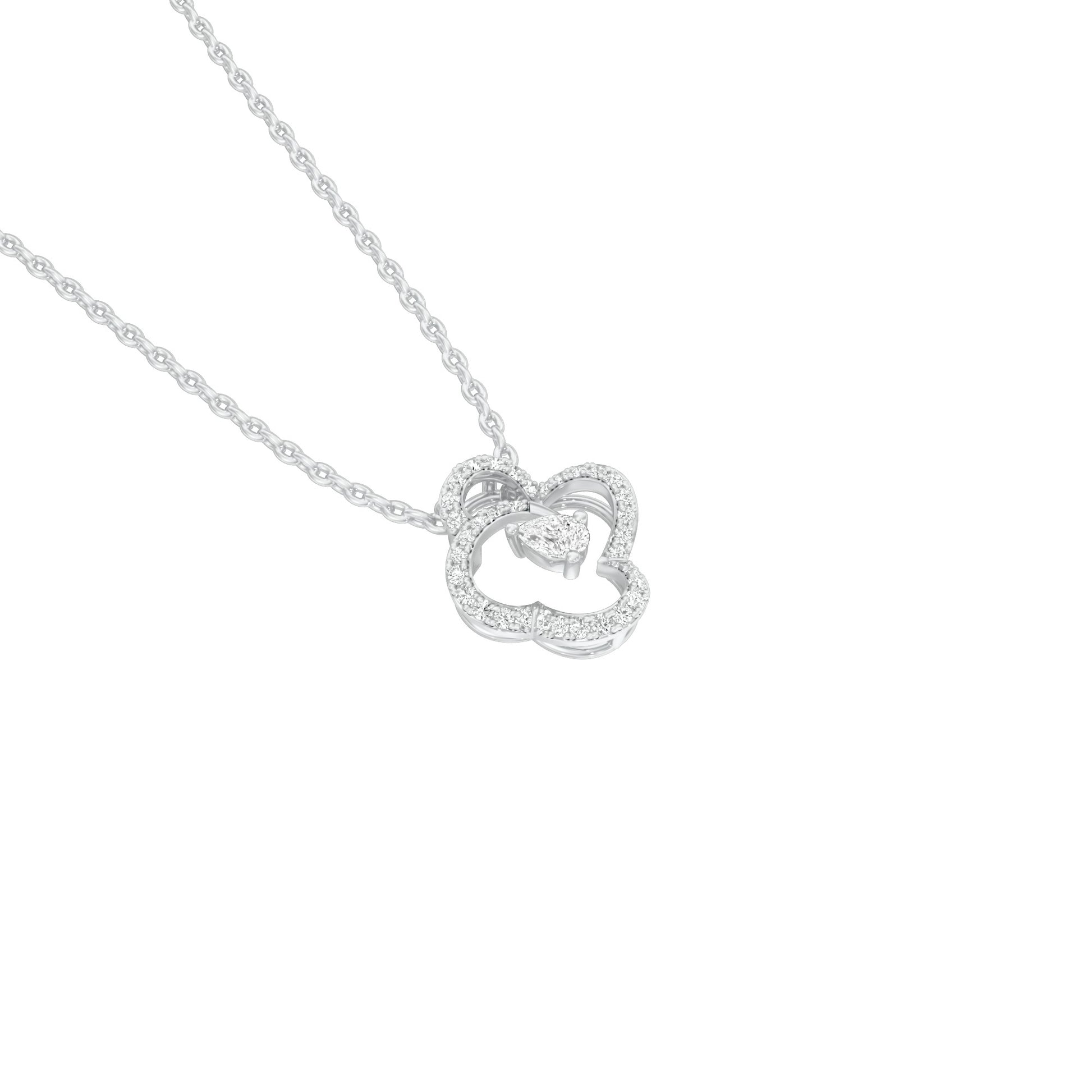 NJ-CNL0039 18 KT / White Gold