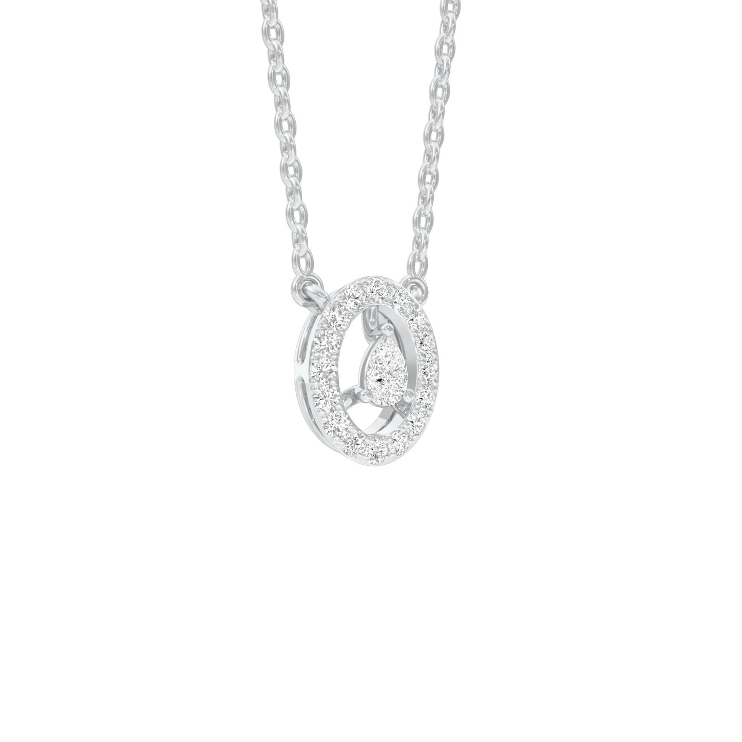 NJ-CNL0084 18 KT / White Gold