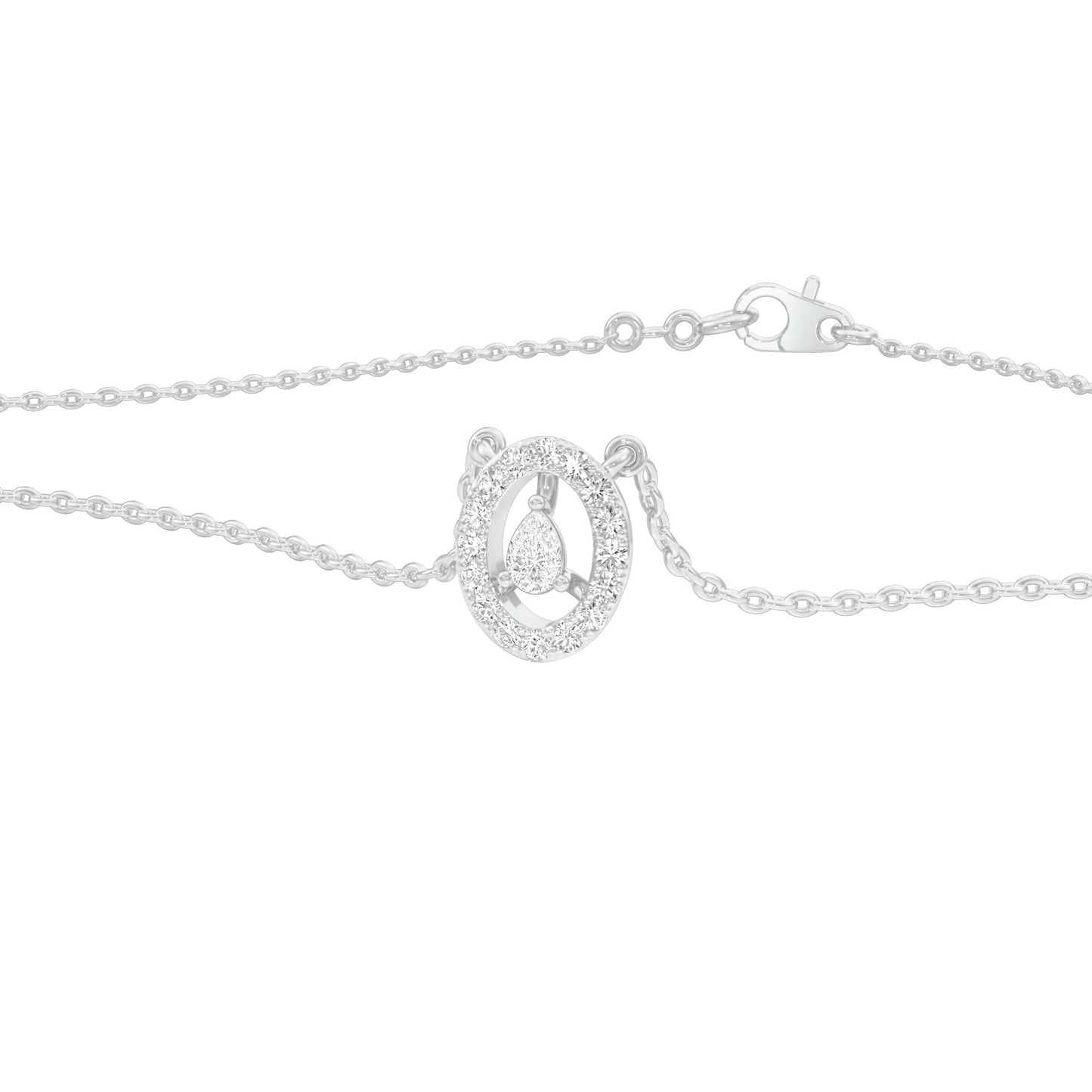 NJ-CNL0084 18 KT / White Gold