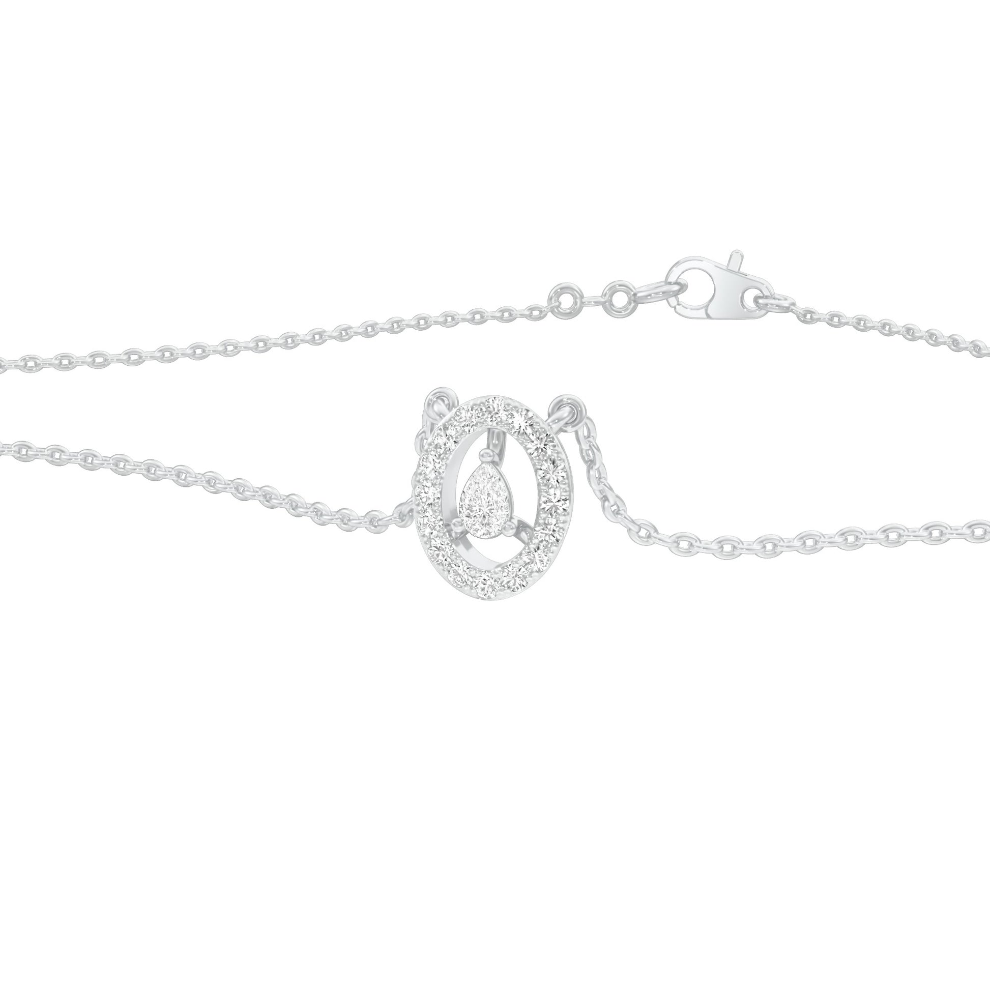 NJ-CNL0084 18 KT / White Gold