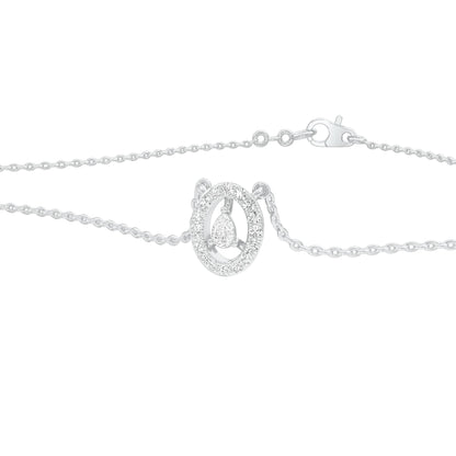 NJ-CNL0084 18 KT / White Gold