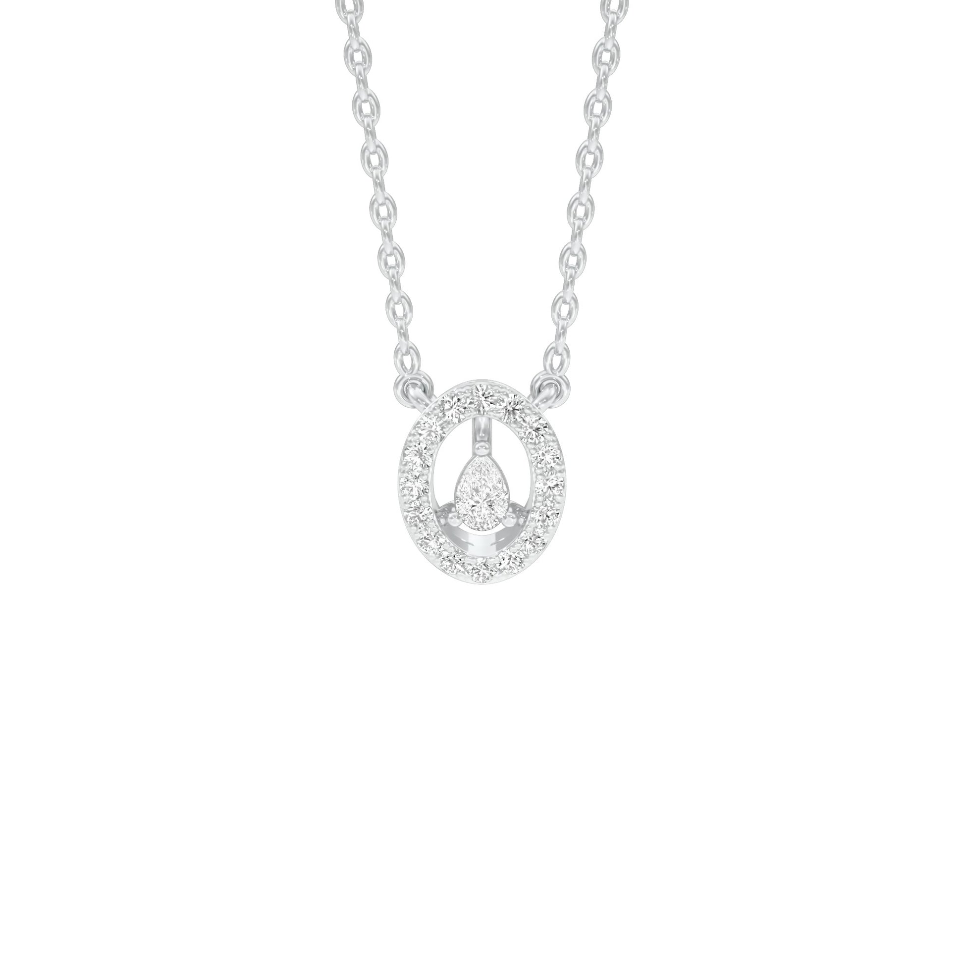 NJ-CNL0084 18 KT / White Gold