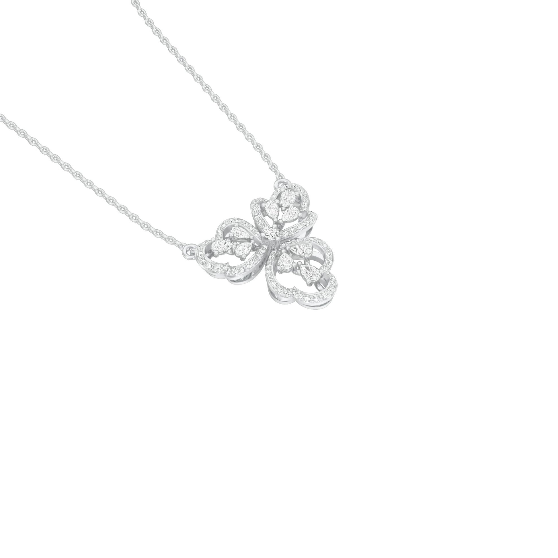 NJ-CNL0086 18 KT / White Gold