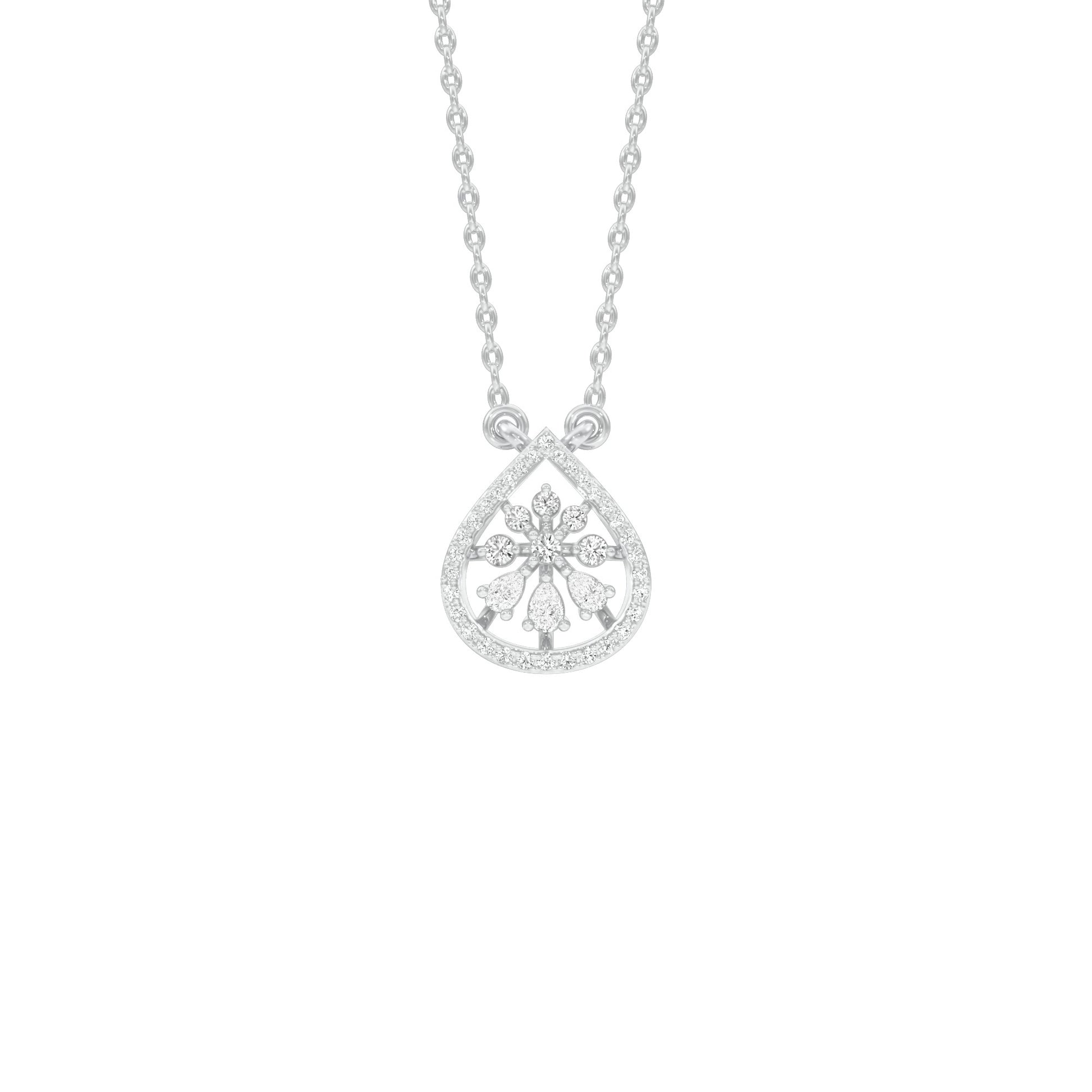 NJ-CNL0146 18 KT / White Gold