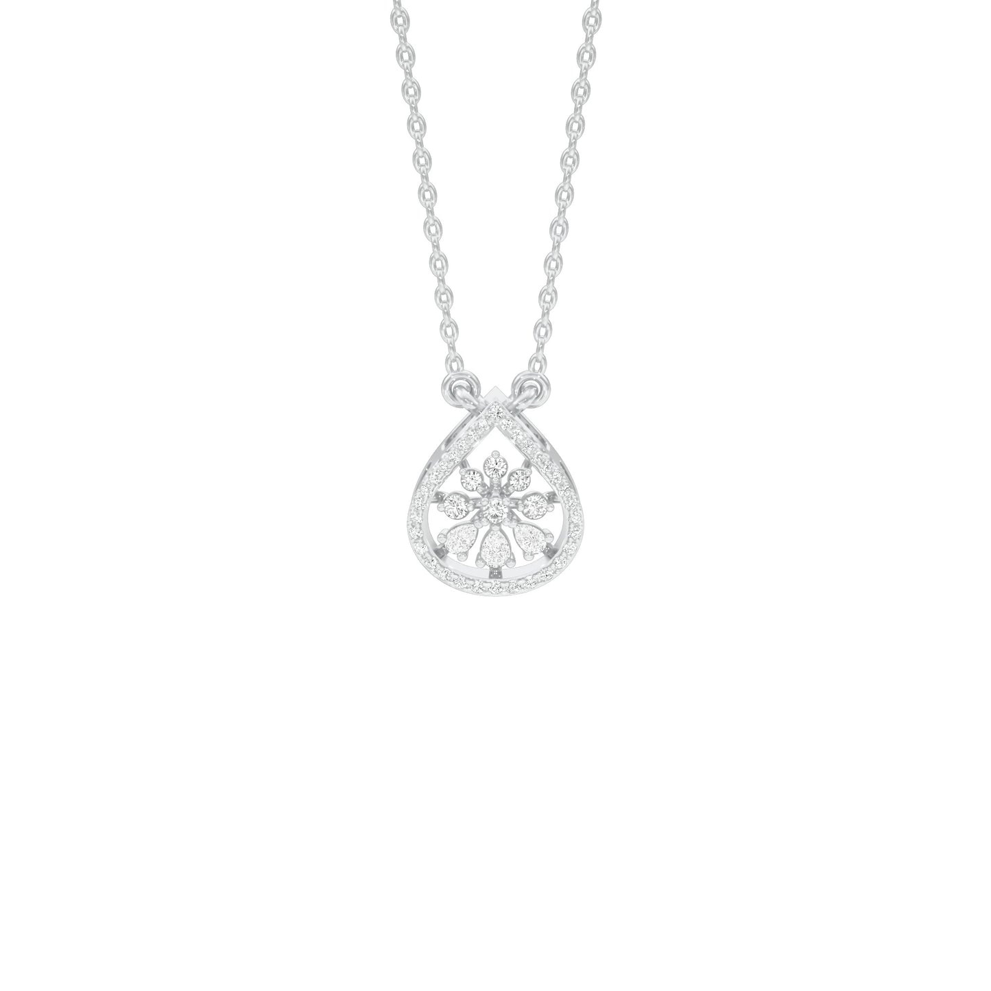 NJ-CNL0146 18 KT / White Gold