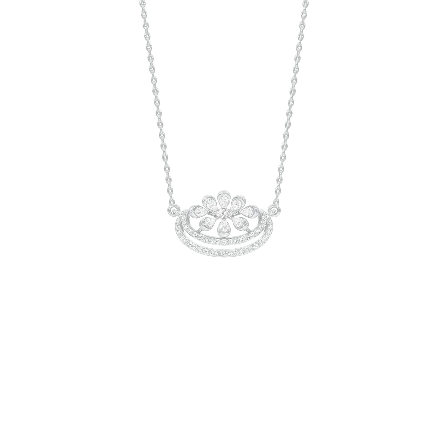 NJ-CNL0164 18 KT / White Gold