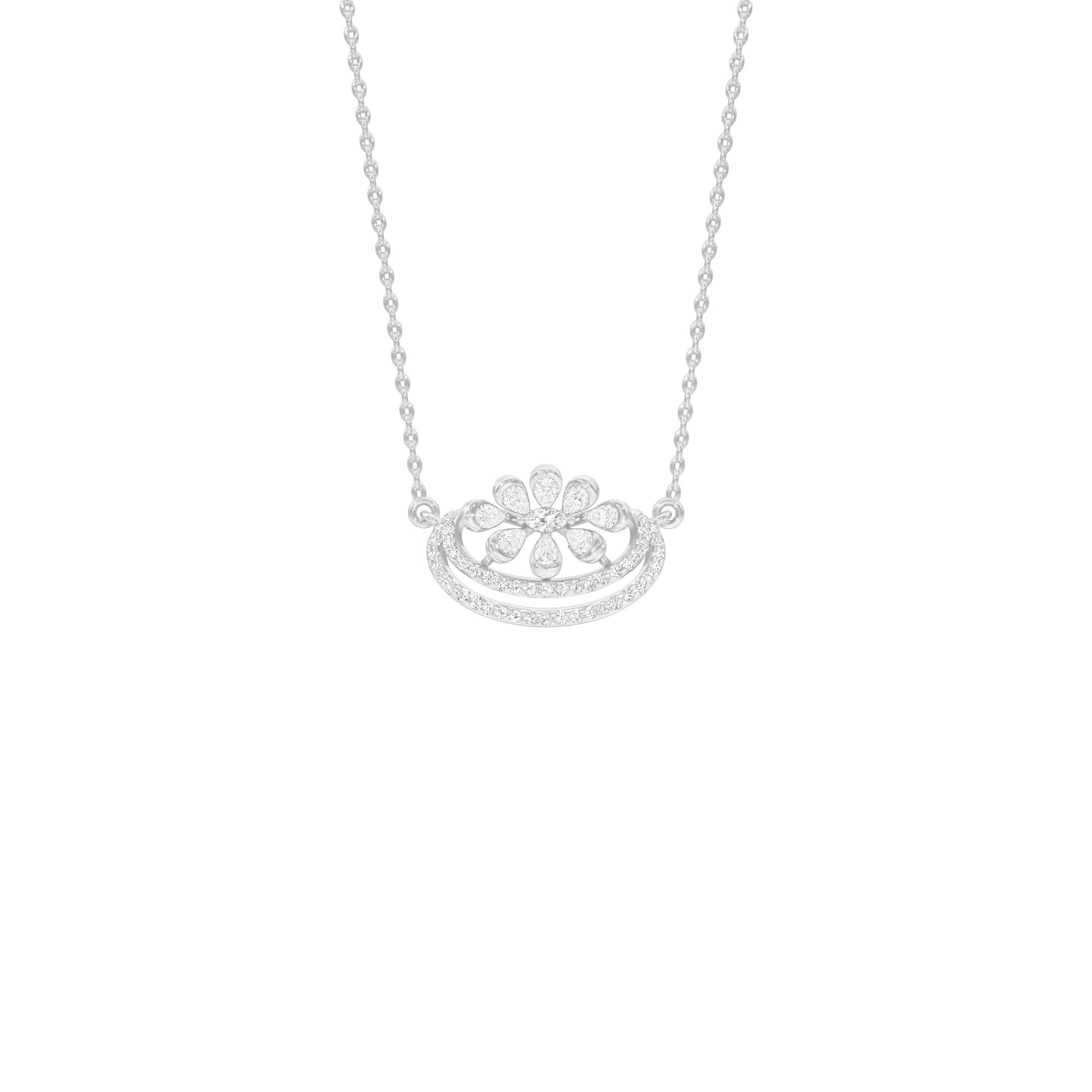 NJ-CNL0164 18 KT / White Gold