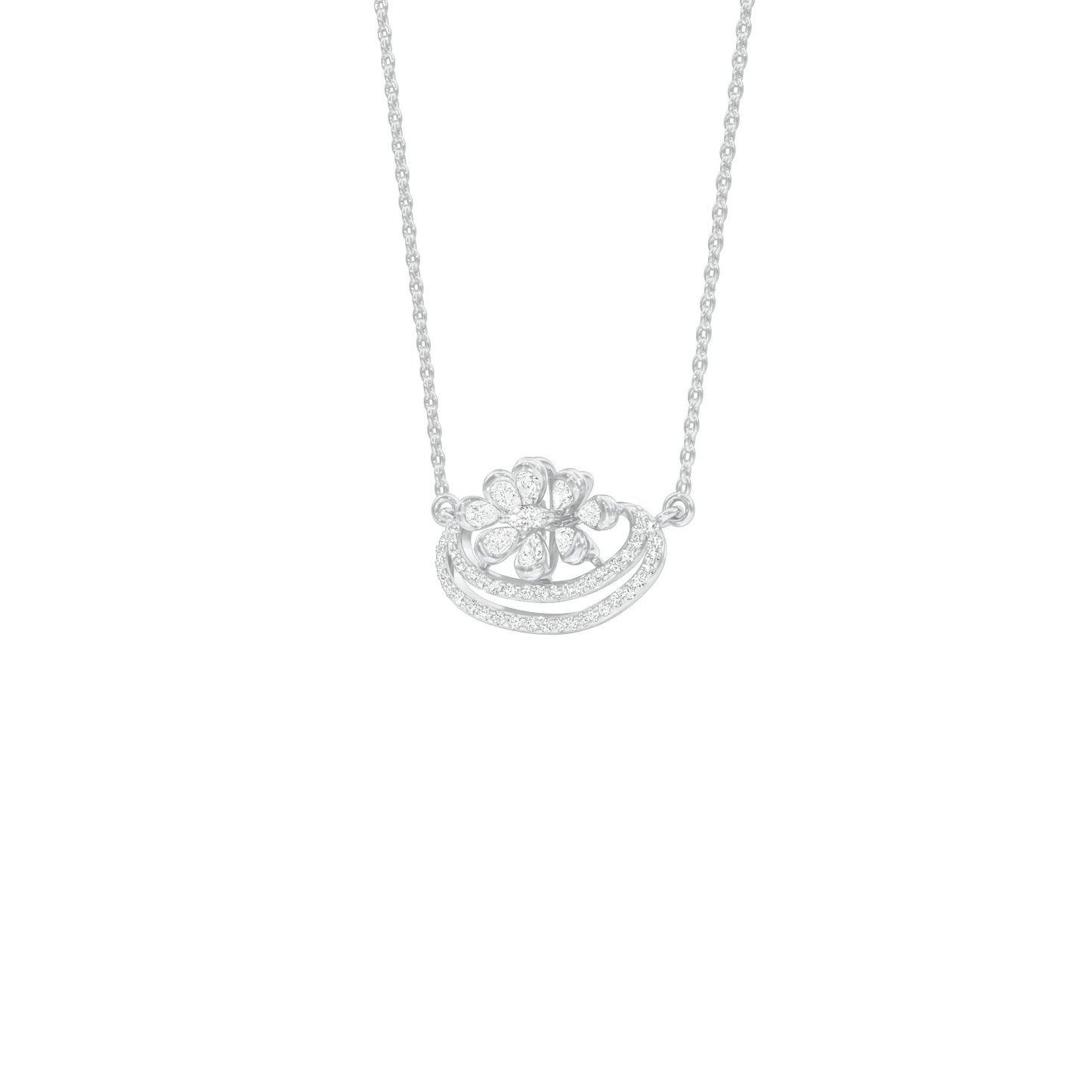 NJ-CNL0164 18 KT / White Gold