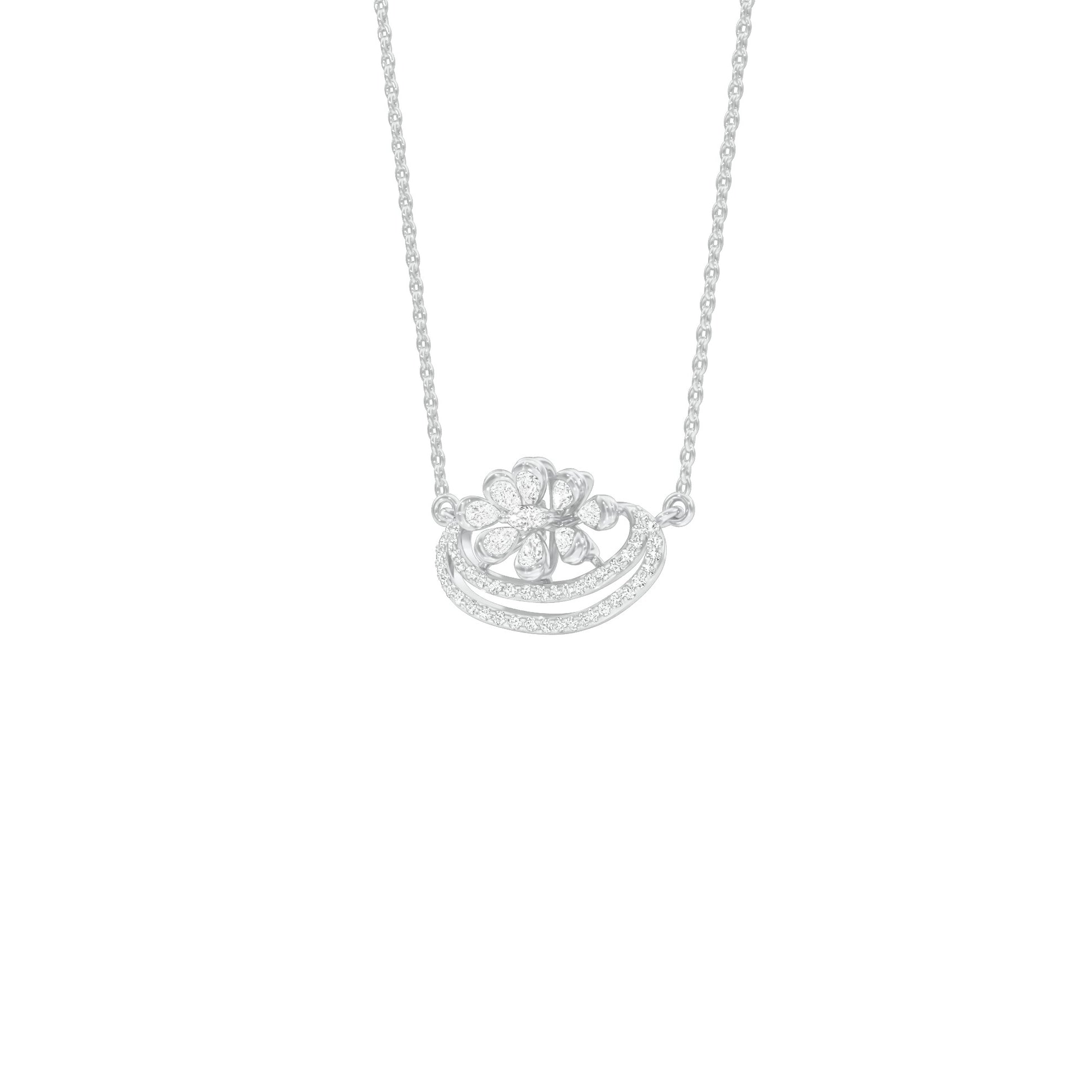 NJ-CNL0164 18 KT / White Gold