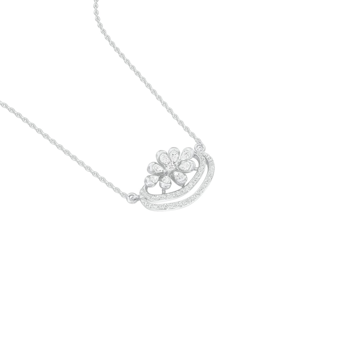 NJ-CNL0164 18 KT / White Gold