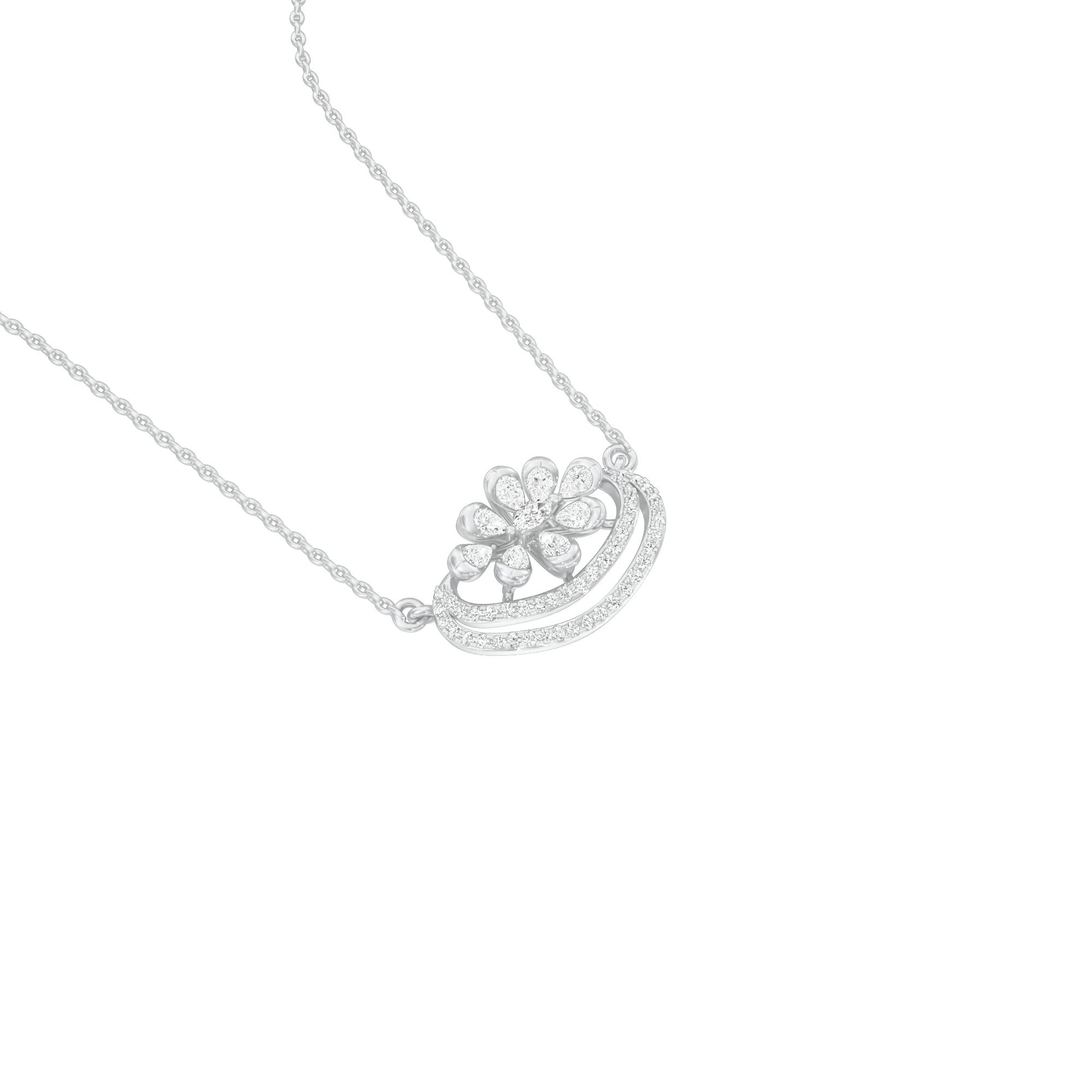 NJ-CNL0164 18 KT / White Gold