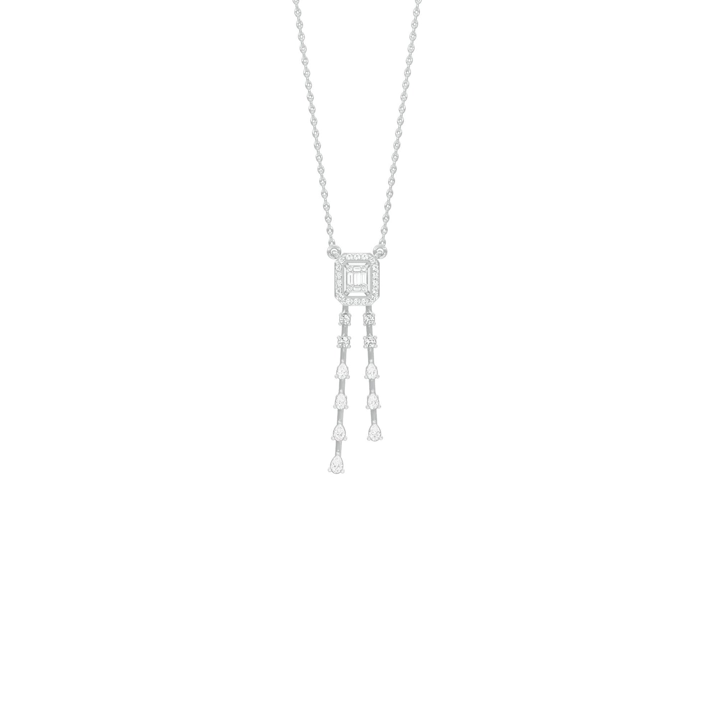 NJ-CNL0229 18 KT / White Gold