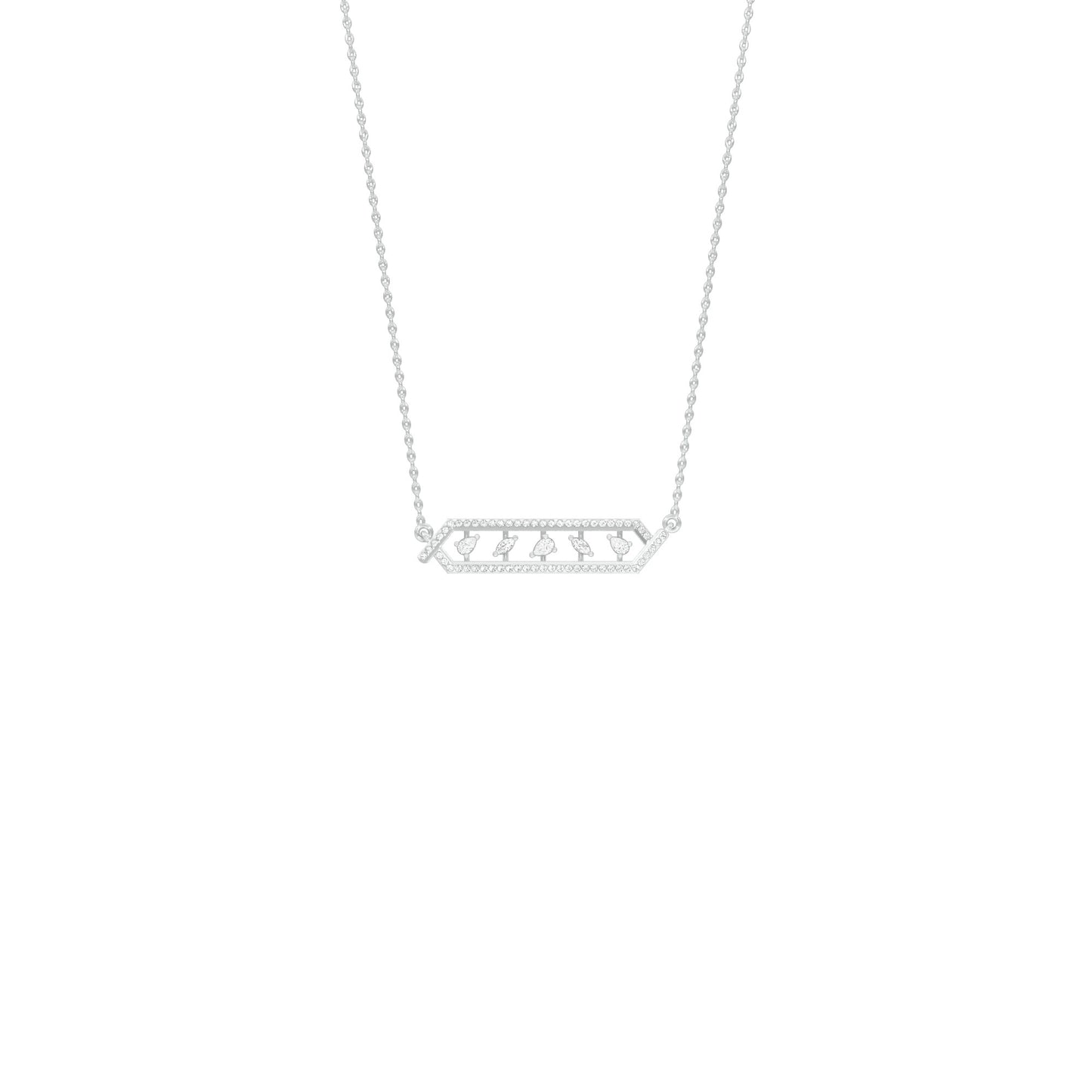 NJ-CNL0244 18 KT / White Gold