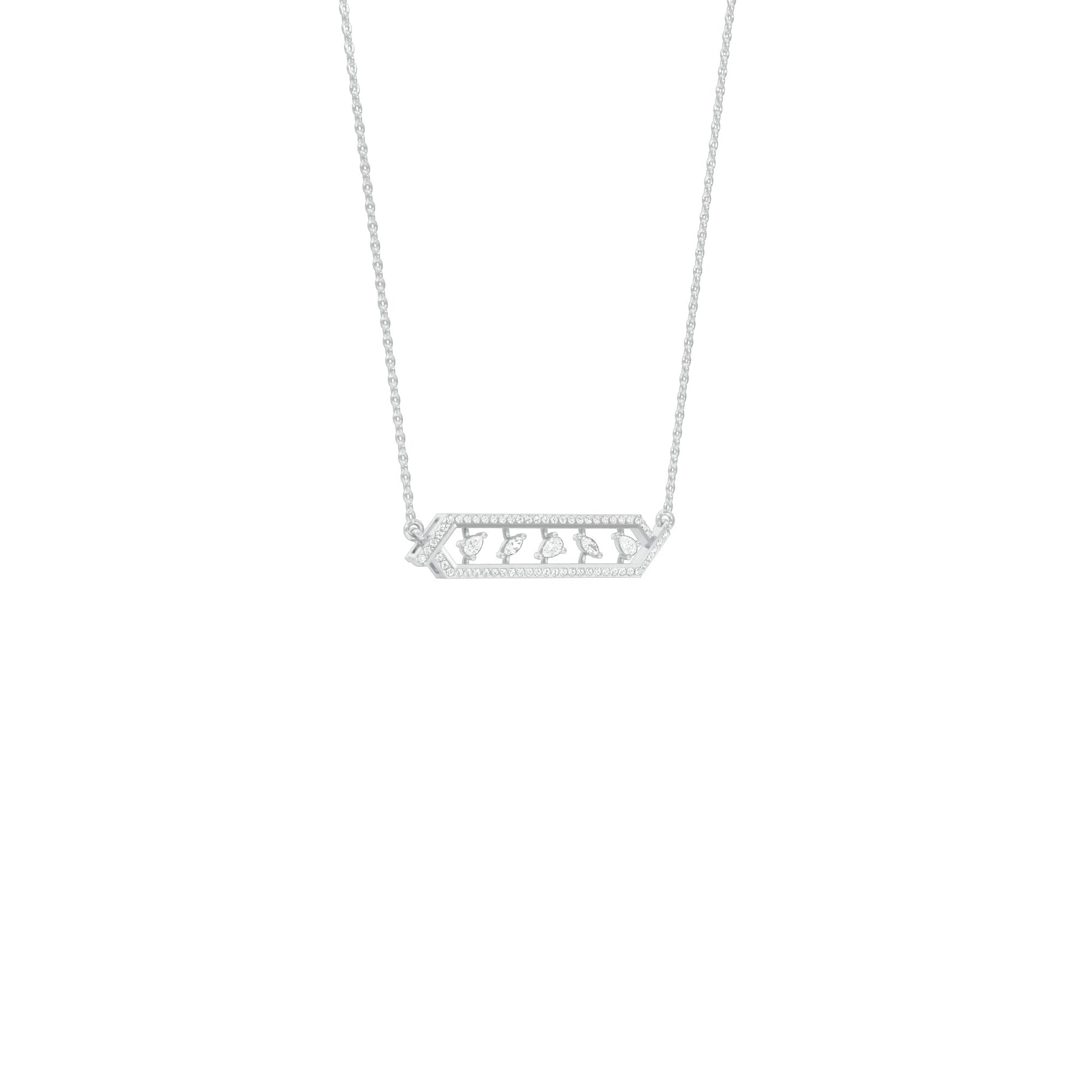 NJ-CNL0244 18 KT / White Gold