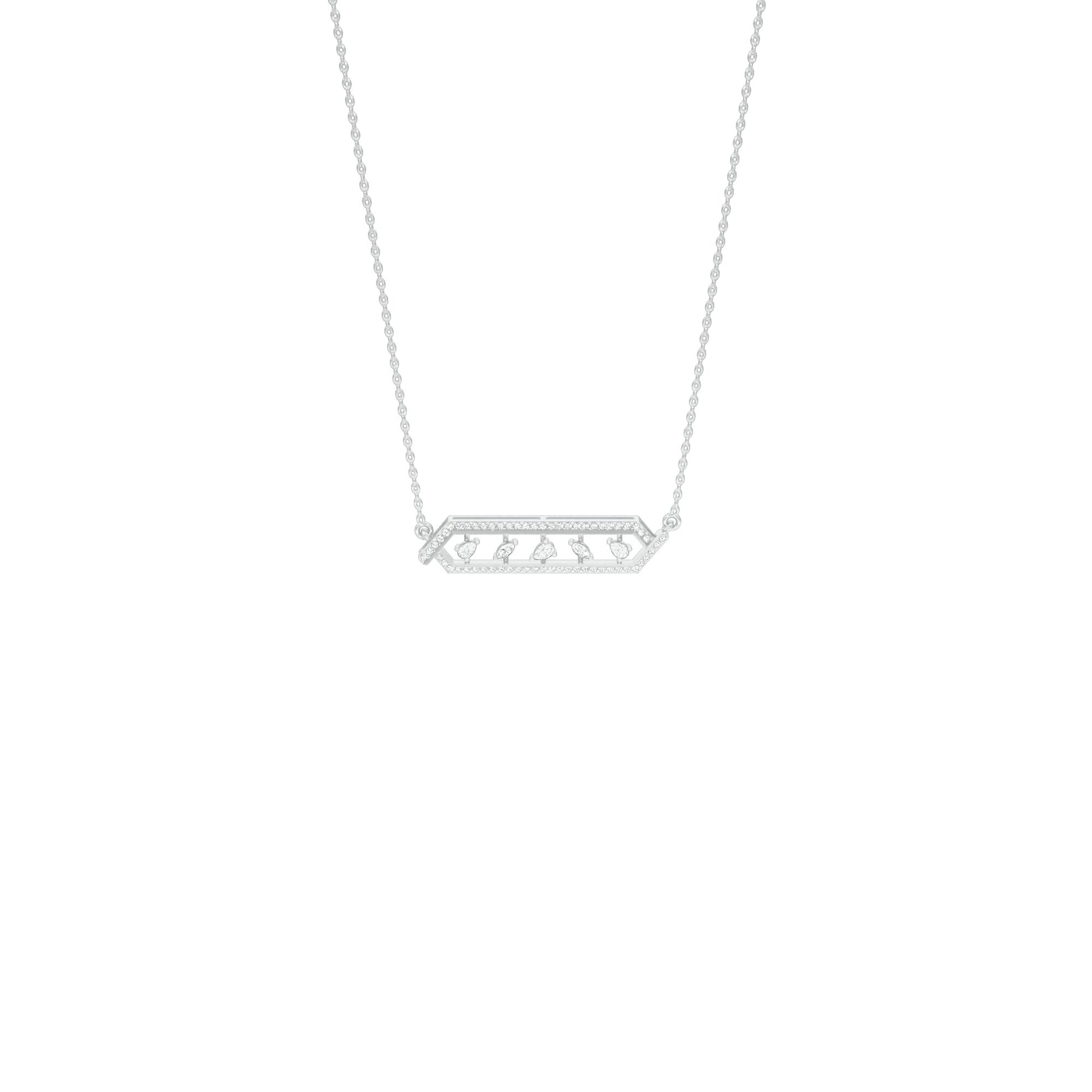 NJ-CNL0244 18 KT / White Gold