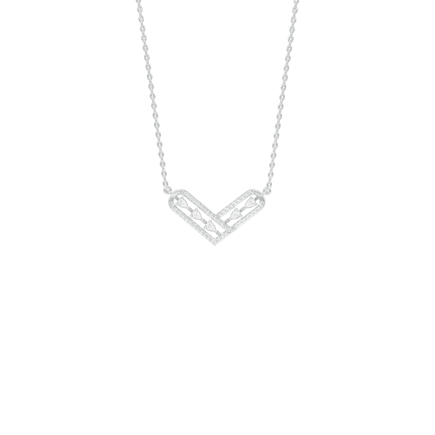 NJ-CNL0281 18 KT / White Gold