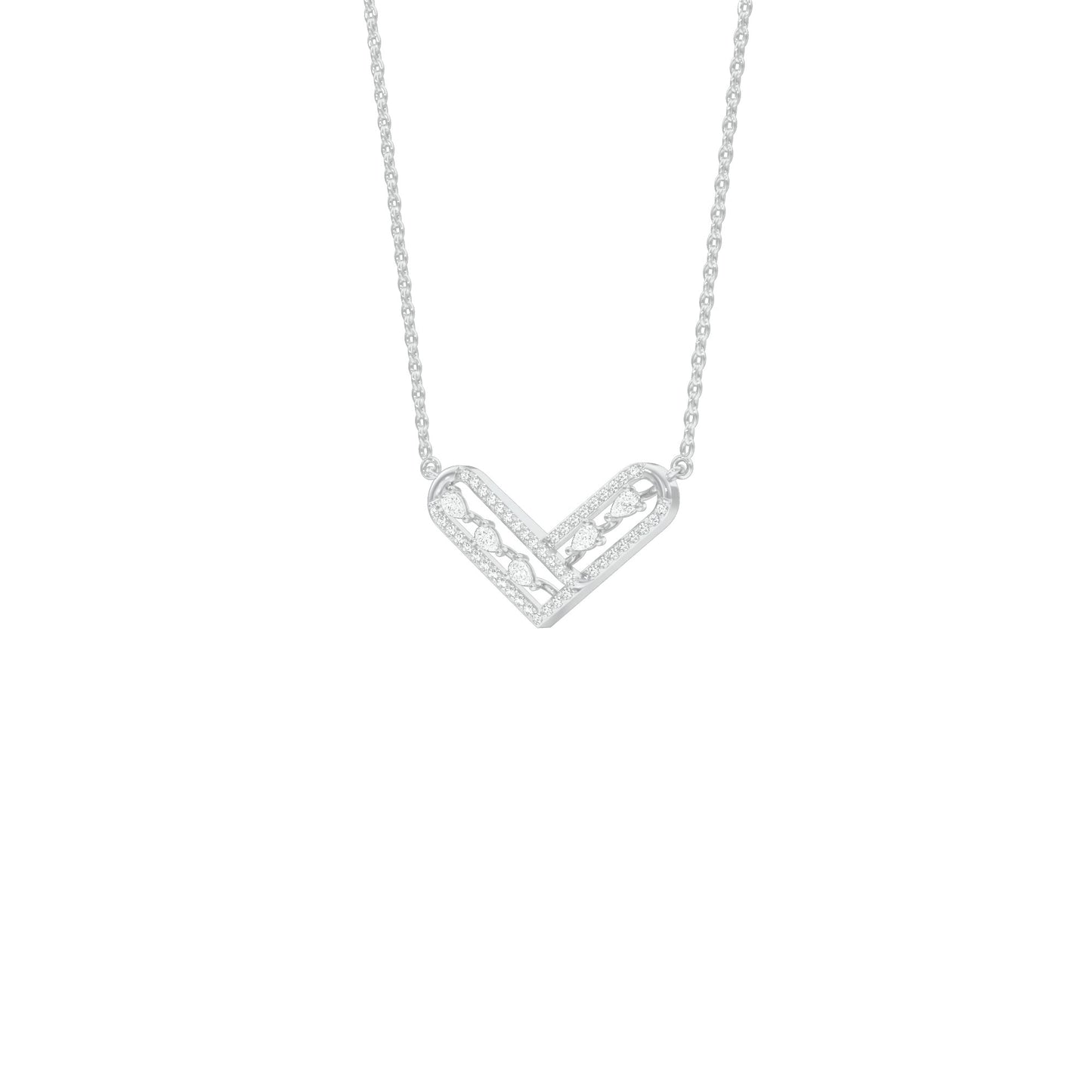 NJ-CNL0281 18 KT / White Gold