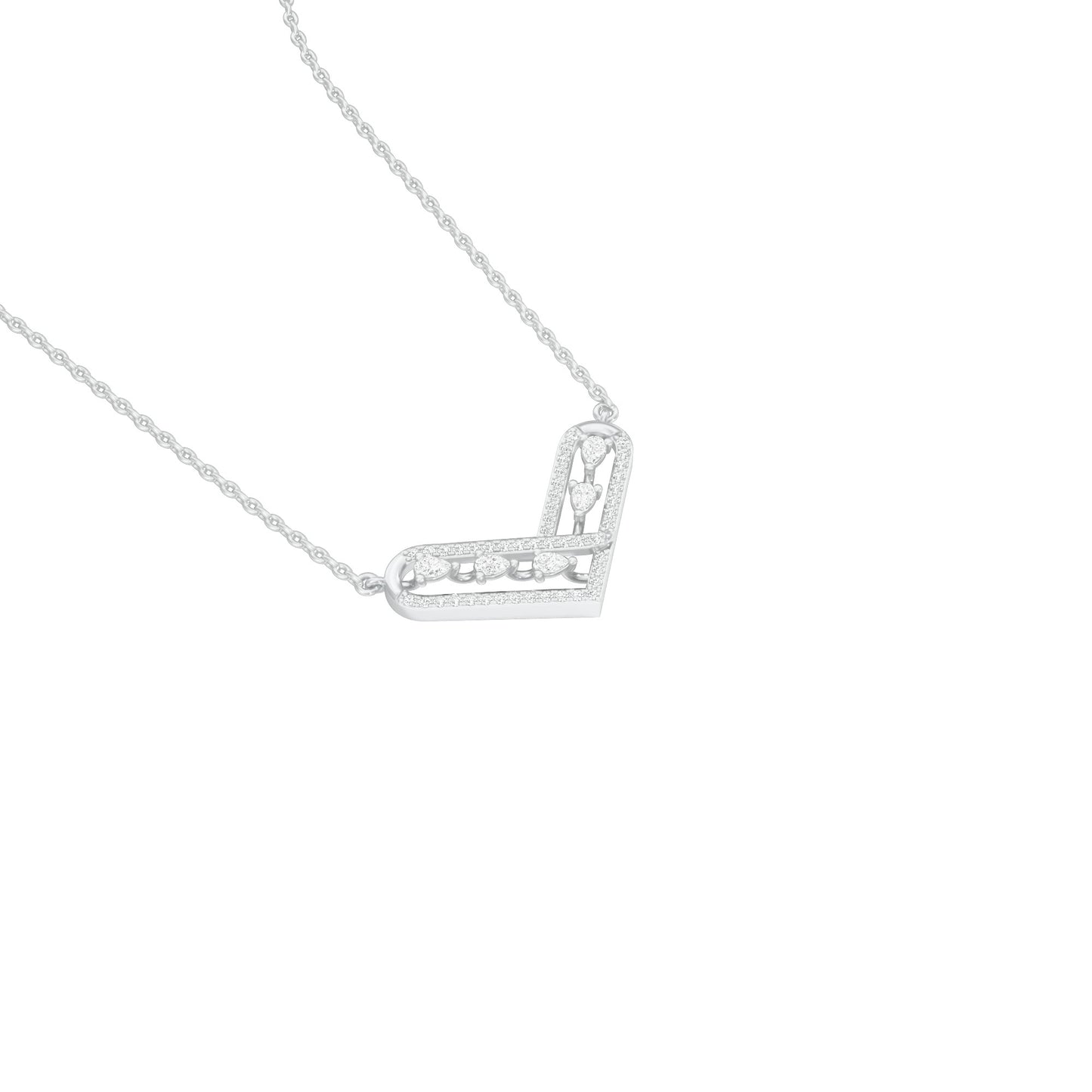 NJ-CNL0281 18 KT / White Gold