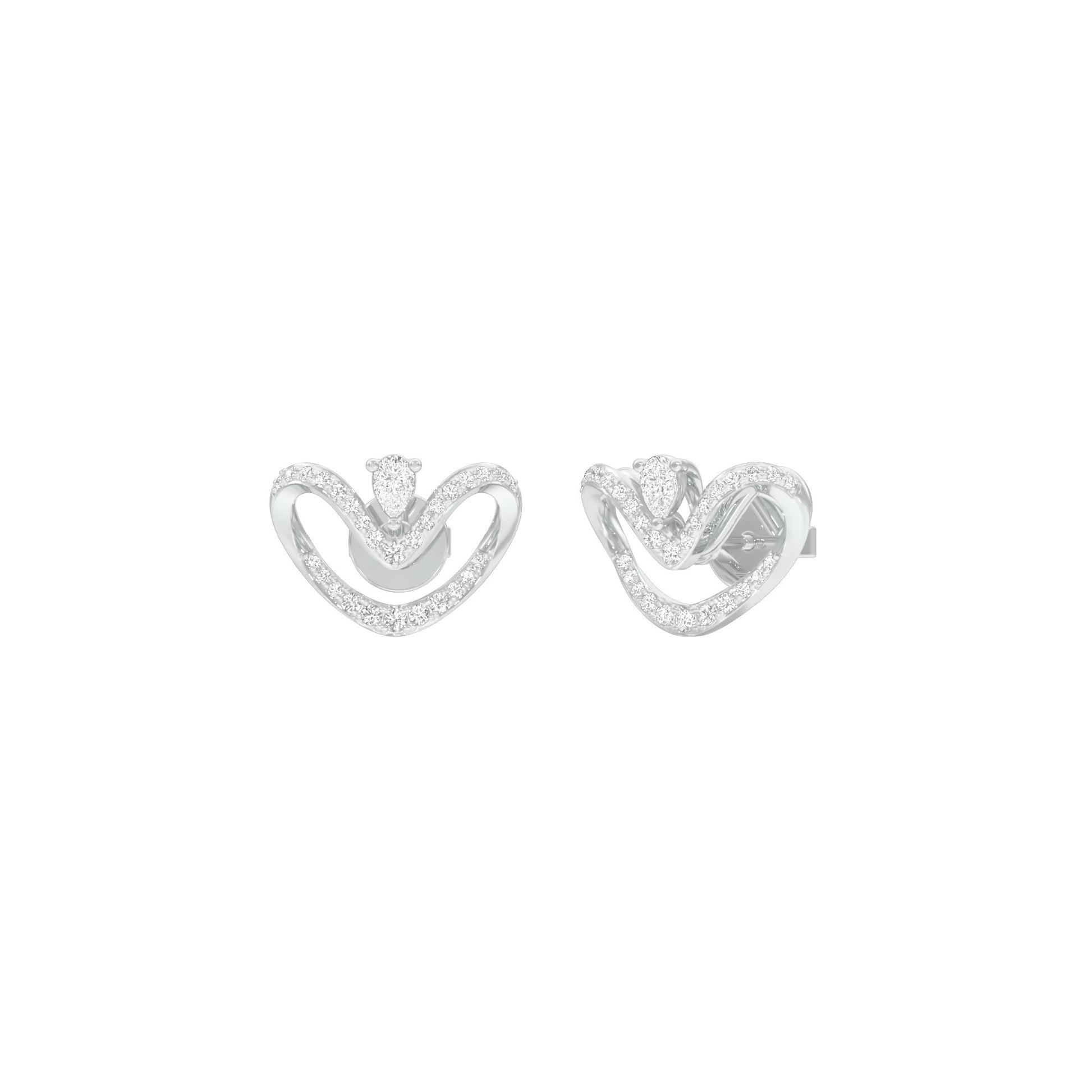 NJ-CNT0032 18 KT / White Gold