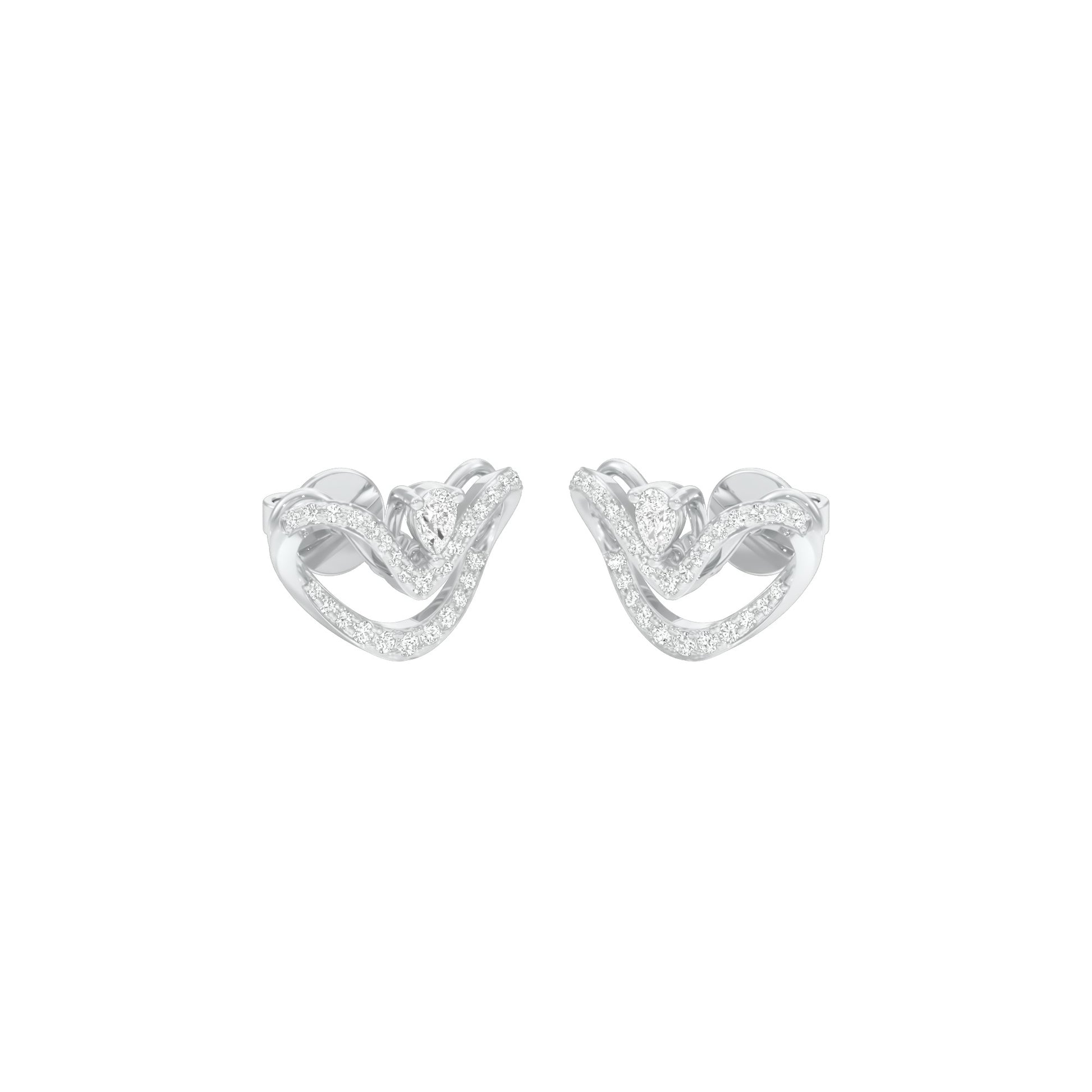 NJ-CNT0032 18 KT / White Gold