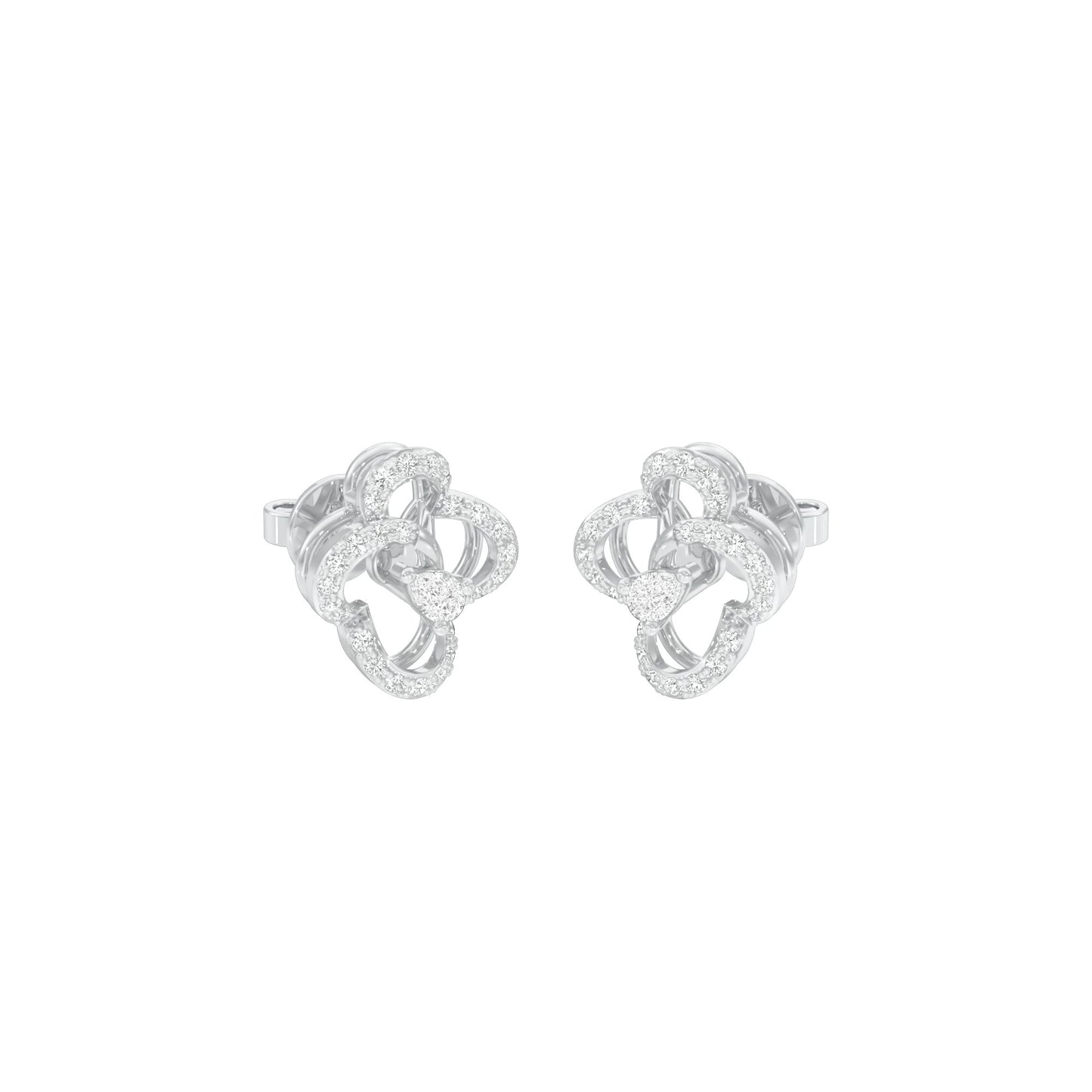 NJ-CNT0039 18 KT / White Gold