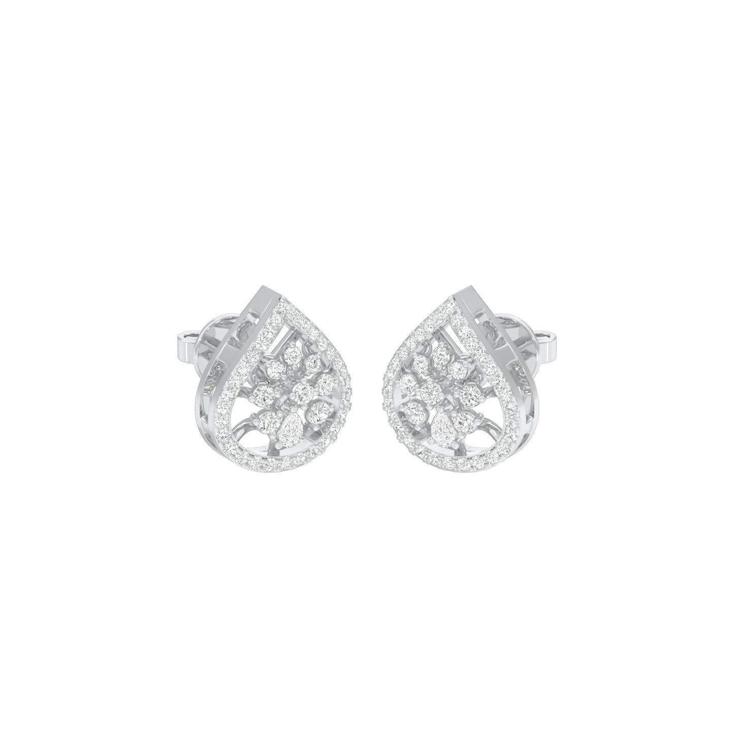 NJ-CNT0146 18 KT / White Gold