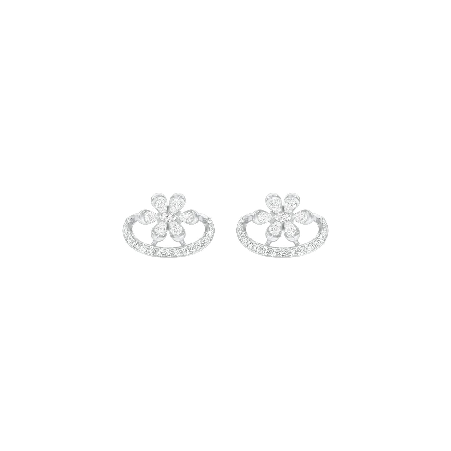 NJ-CNT0164 18 KT / White Gold