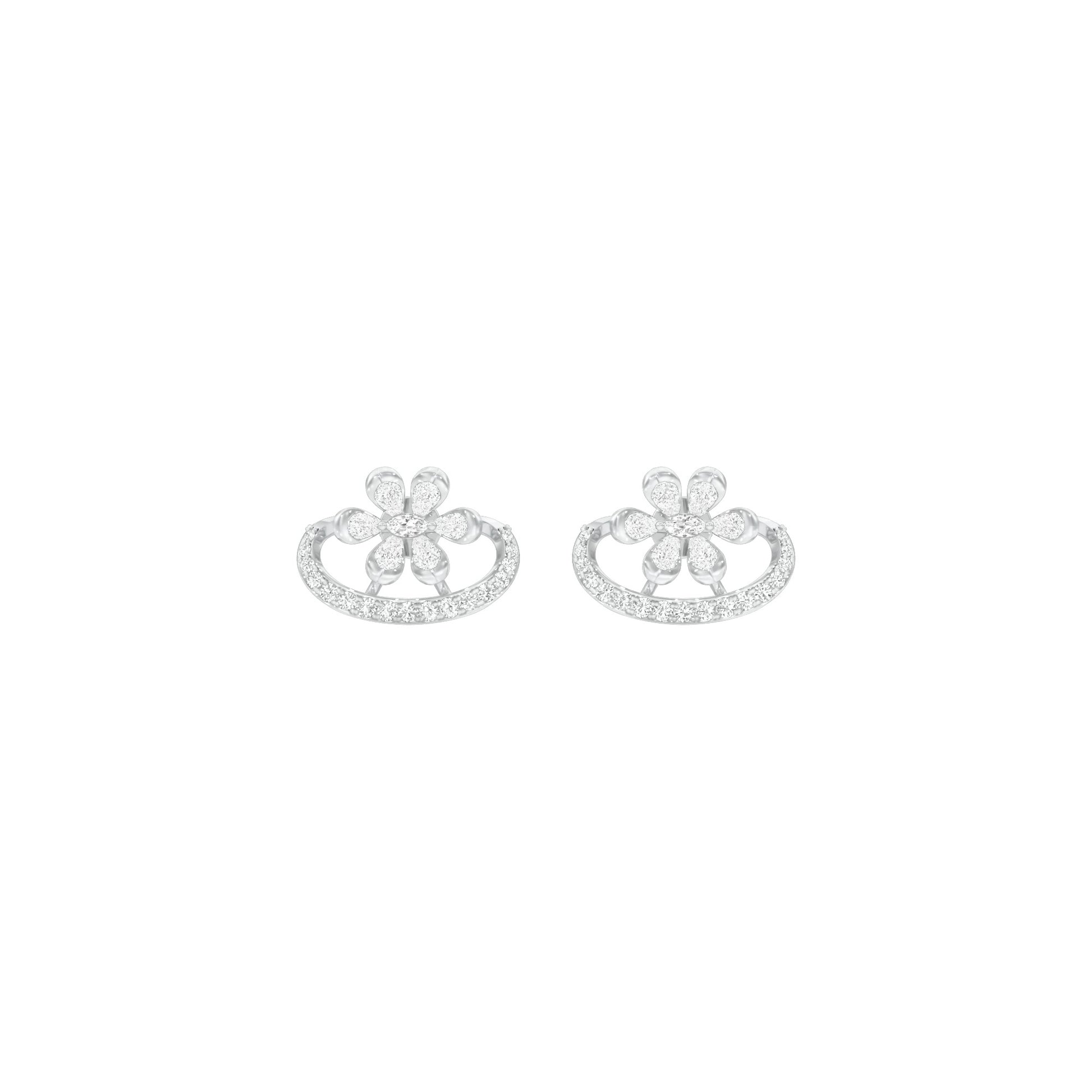 NJ-CNT0164 18 KT / White Gold