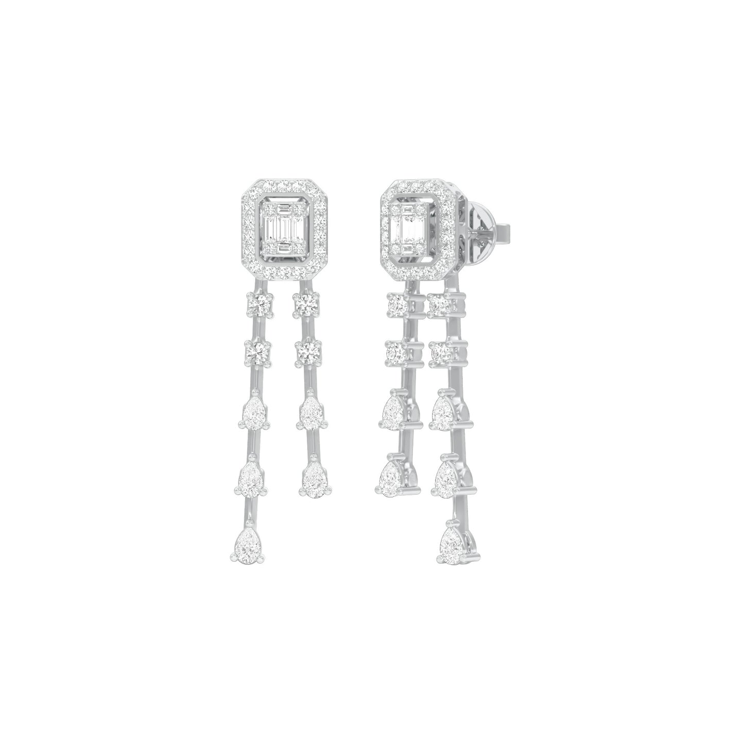 NJ-CNT0229 18 KT / White Gold