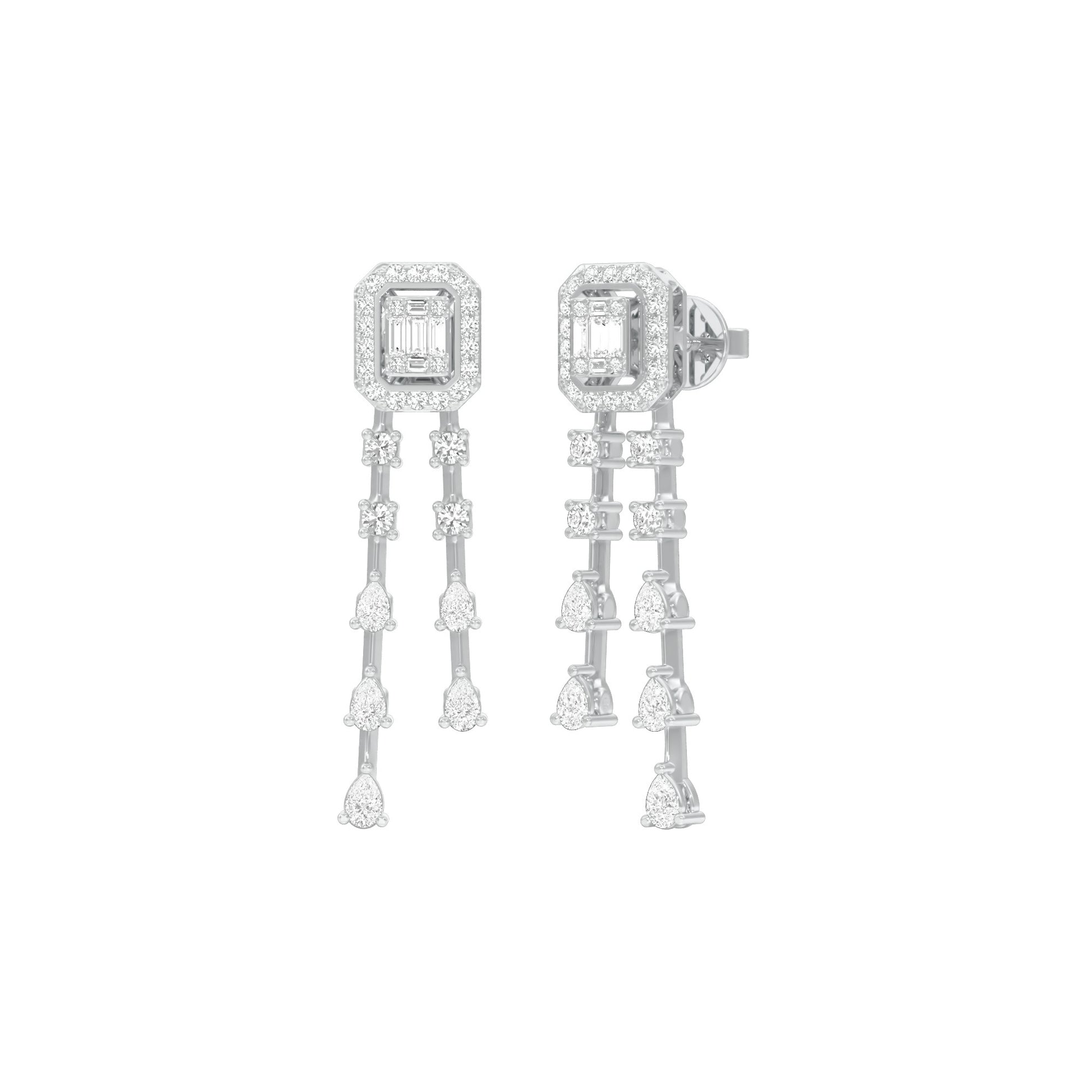 NJ-CNT0229 18 KT / White Gold