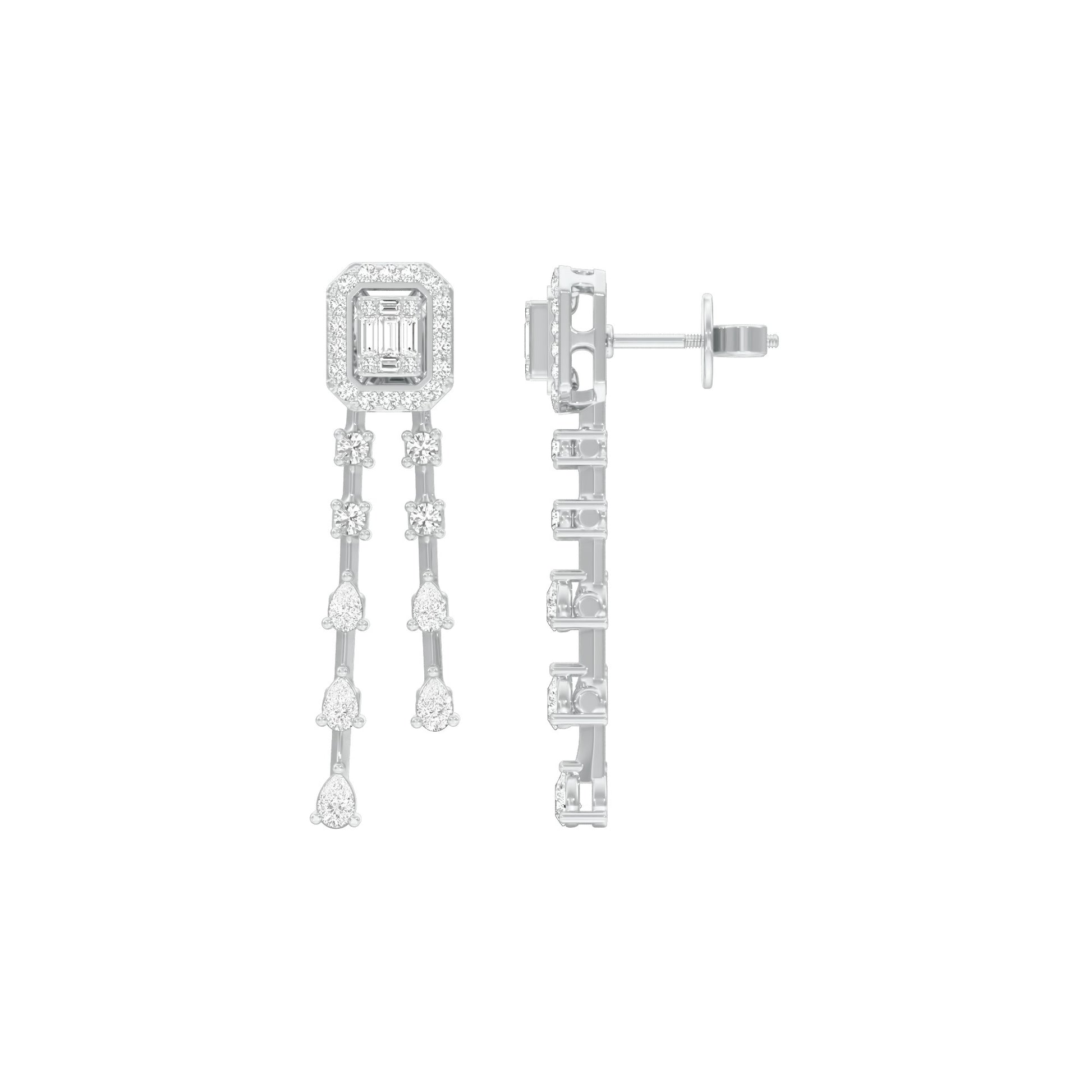 NJ-CNT0229 18 KT / White Gold