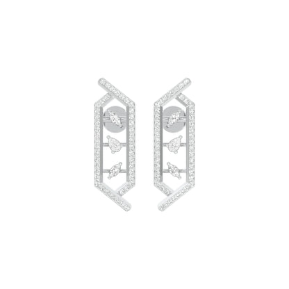 NJ-CNT0244 18 KT / White Gold