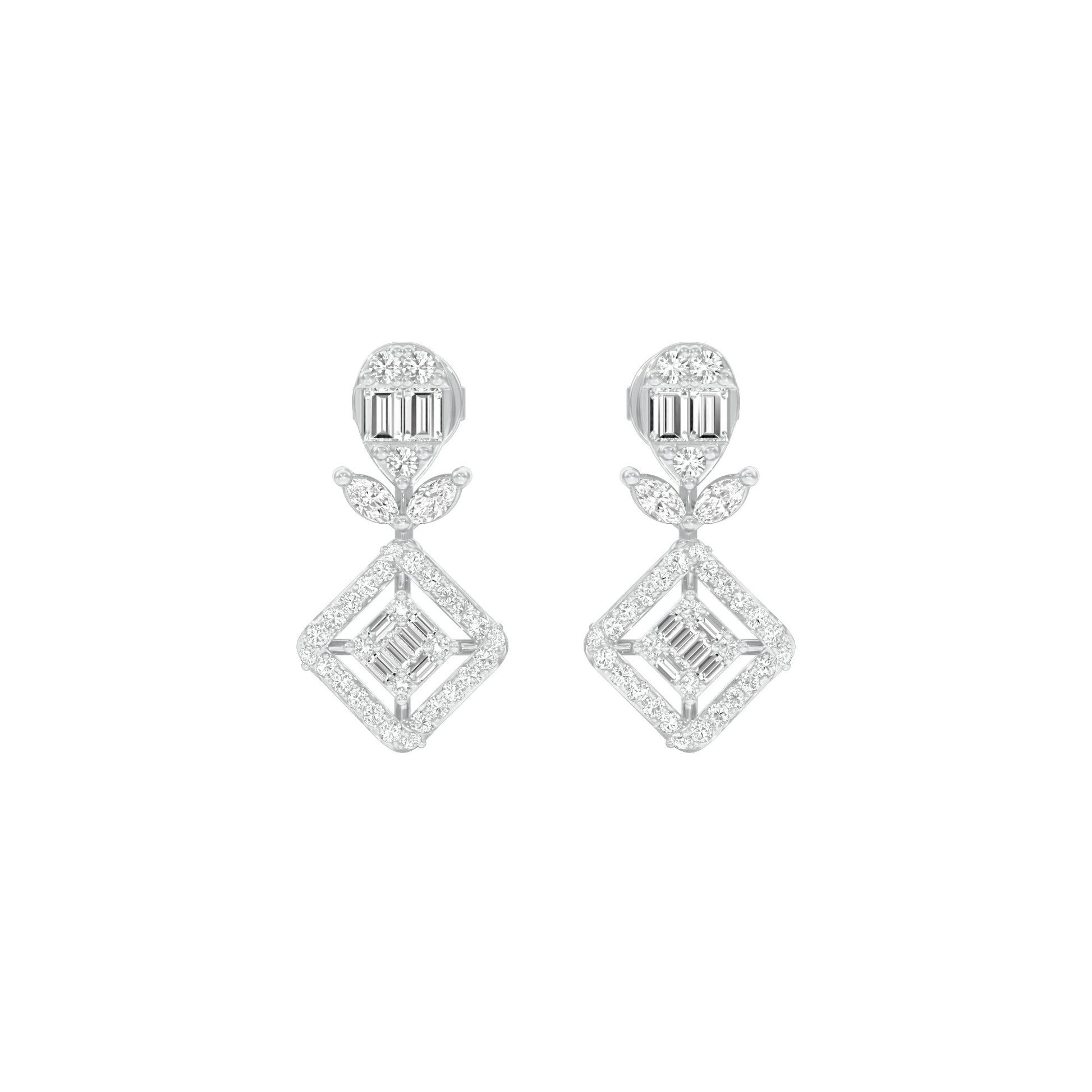 NJ-CNT0253 18 KT / White Gold