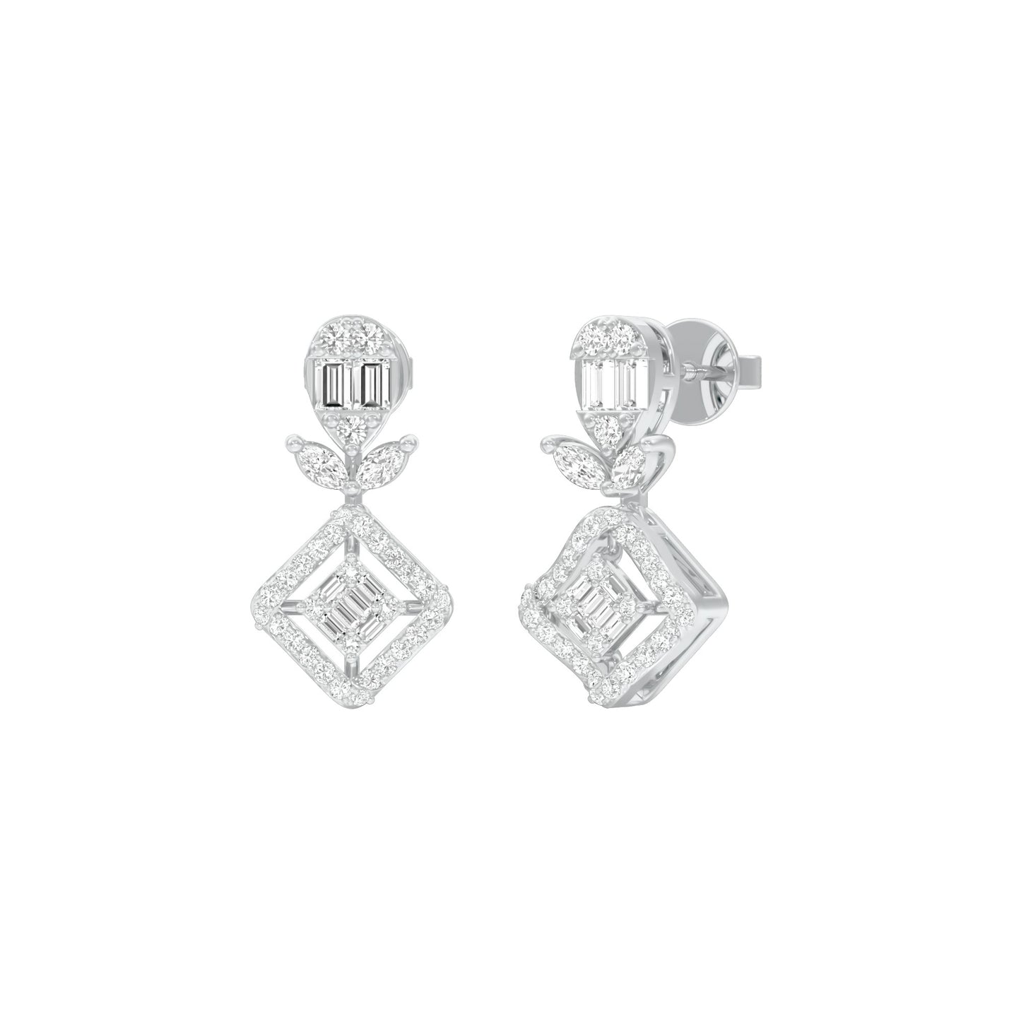 NJ-CNT0253 18 KT / White Gold