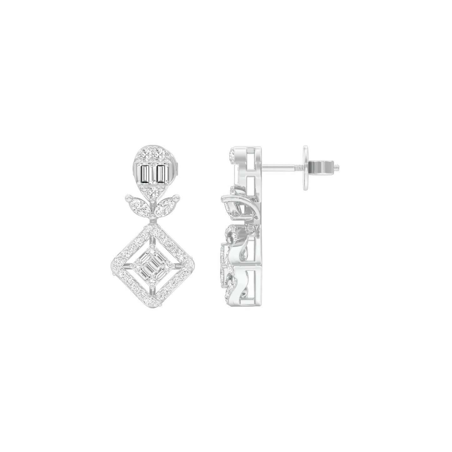 NJ-CNT0253 18 KT / White Gold