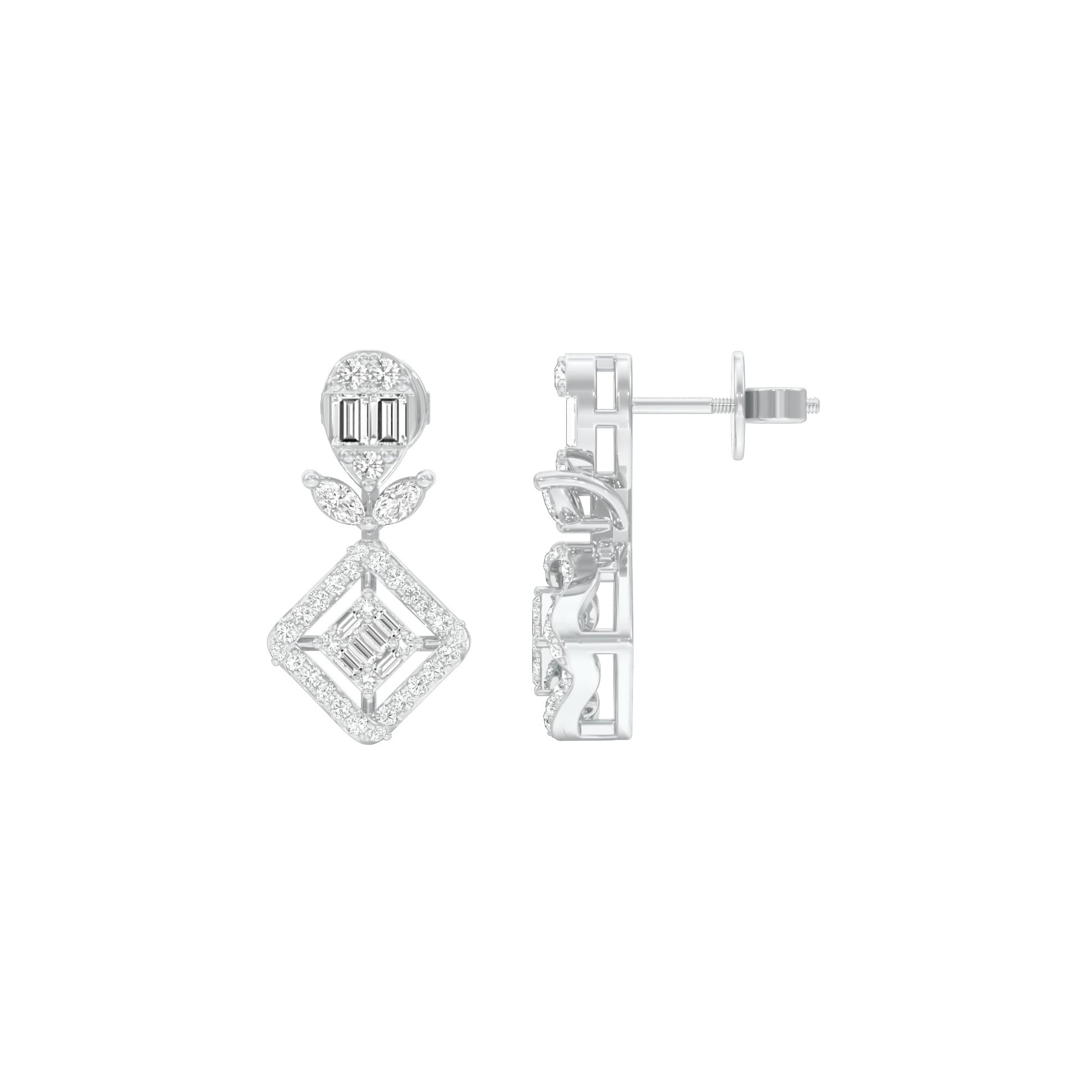 NJ-CNT0253 18 KT / White Gold