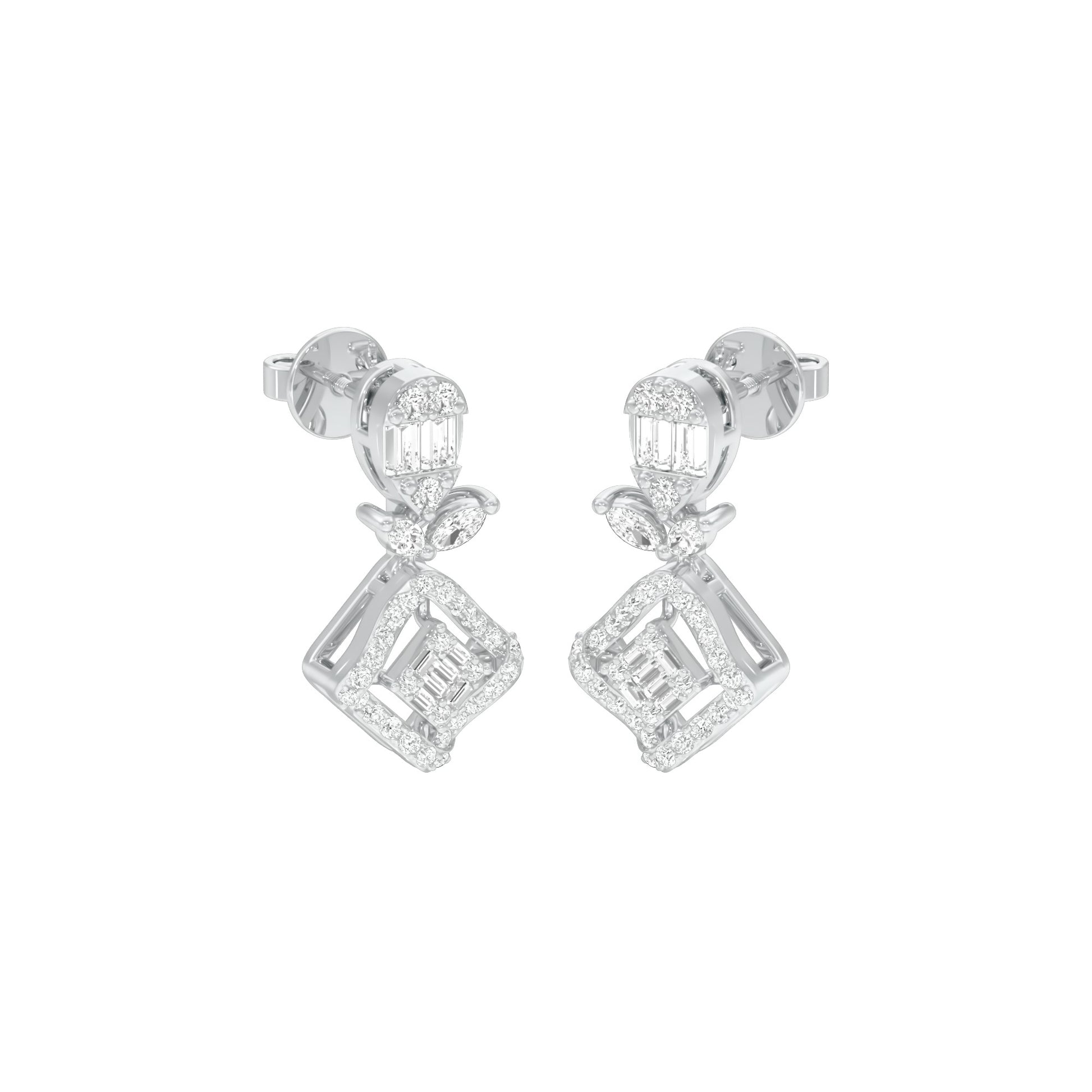 NJ-CNT0253 18 KT / White Gold