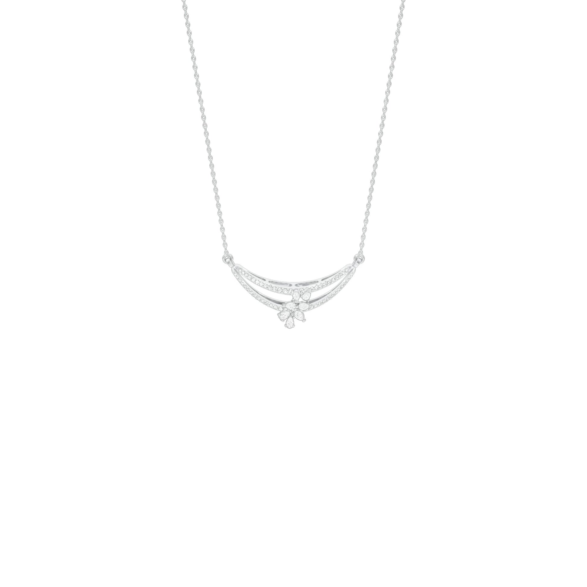 NJ-FPT0635 18 KT / White Gold