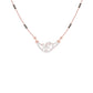 Jasmine Glow Diamond Mangalsutra 18 KT / Rose Gold
