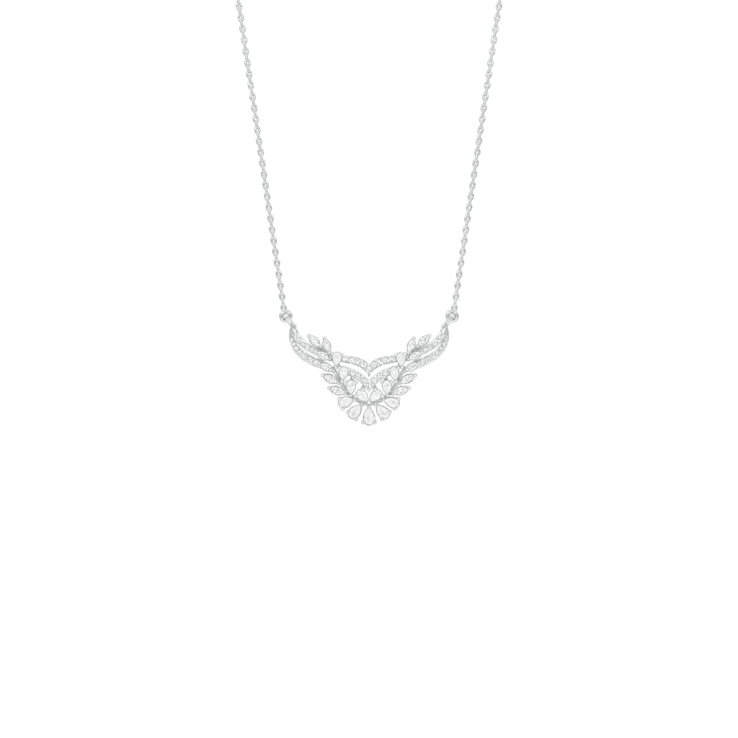 NJ-FPT0804 18 KT / White Gold