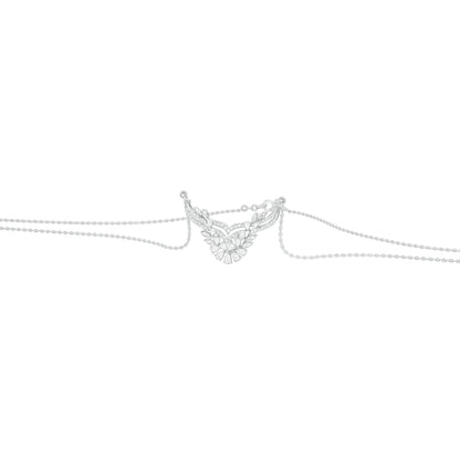 NJ-FPT0804 18 KT / White Gold