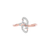 Leaf Blaze Diamond Ring 18 KT / Rose Gold / 22