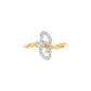 Leaf Blaze Diamond Ring 18 KT / Yellow Gold / 22