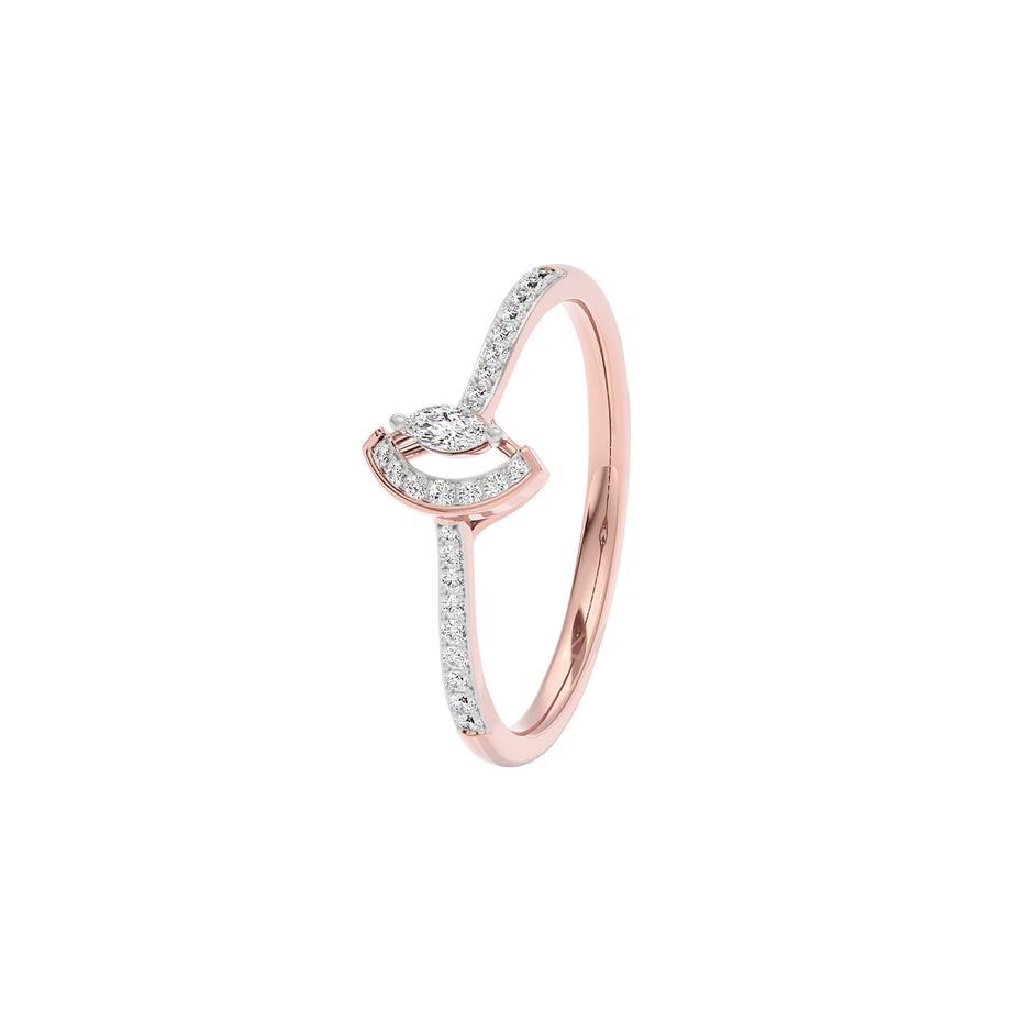 Verdant Bloom Diamond Ring