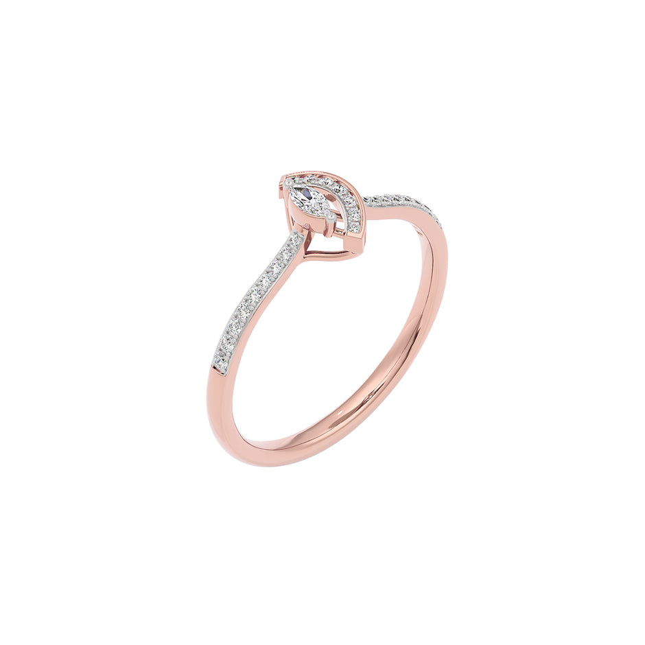 Verdant Bloom Diamond Ring