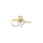 Trinity Hearts Diamond Ring 18 KT / Yellow Gold / 22