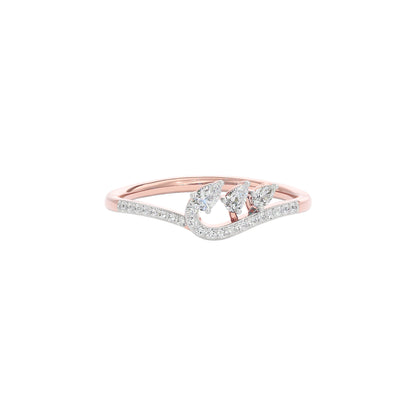 Tiara Diamond Ring 18 KT / Rose Gold / 22