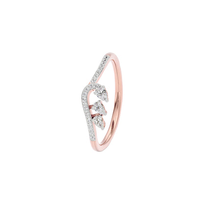 Tiara Diamond Ring 18 KT / Rose Gold / 22