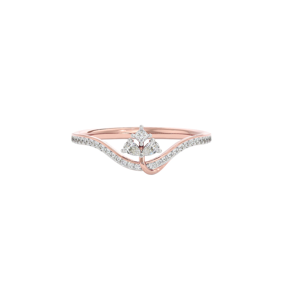 Pride Diamond Ring 18 KT / Rose Gold / 22